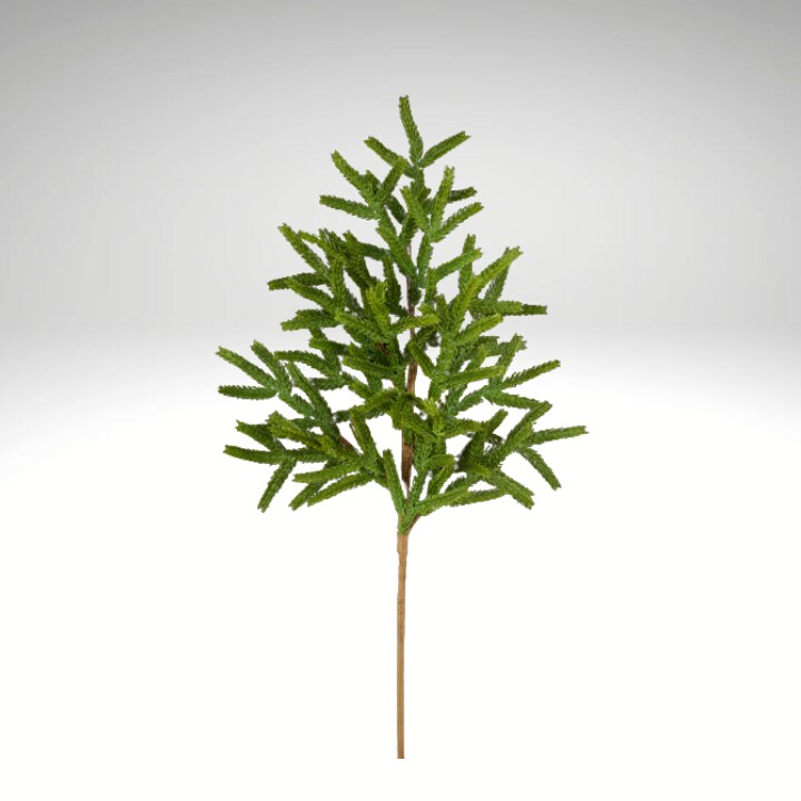 27&#x22; Norfolk Pine Spray | Faux Greenery Stem for Winter &#x26; Christmas Decor-XX9412