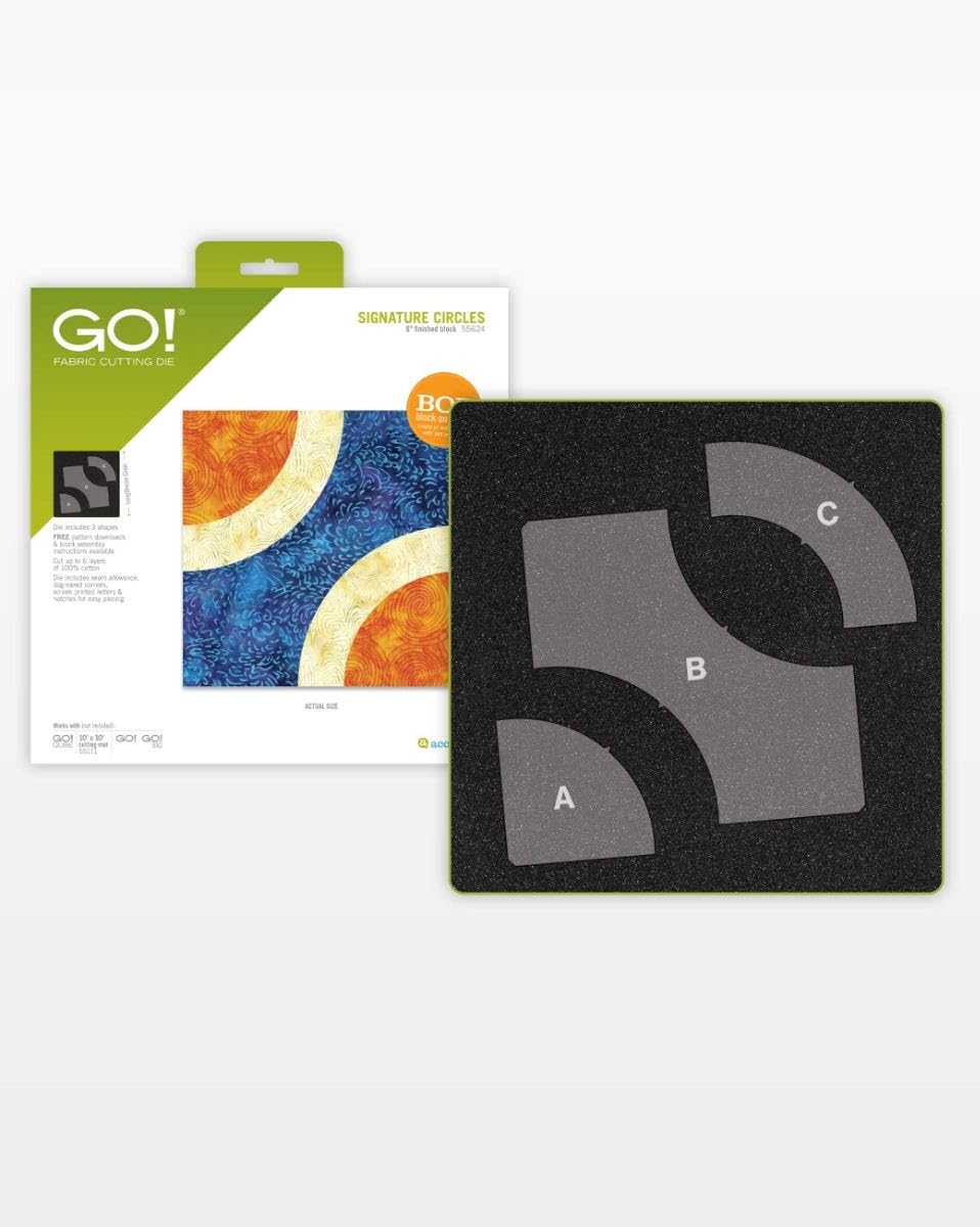 AccuQuilt GO Fabric Cutting Dies, Strip Cutter, 1-3/4-Inch