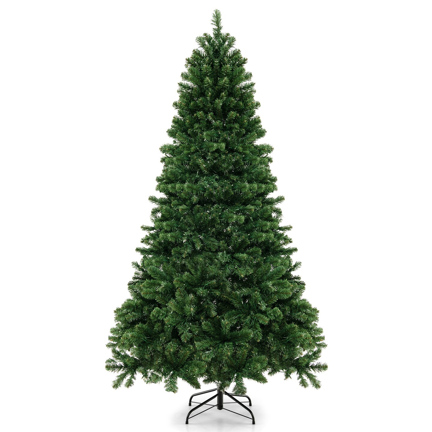 8ft Hinged Artificial Christmas Tree with 880 Warm White LED Lights