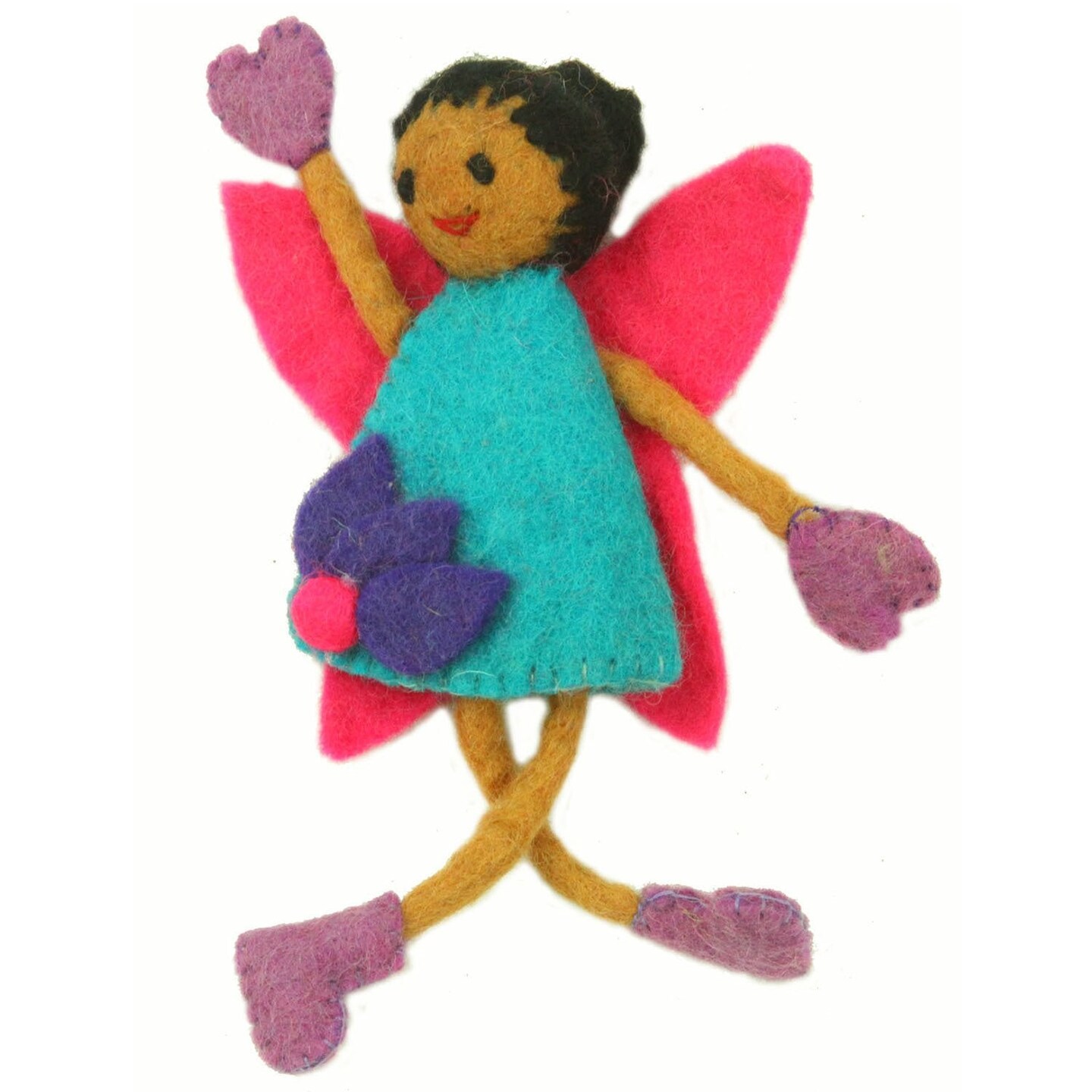 Multi-Color Felt Tooth Fairy Pillow with Secure Pocket for Lost Teeth, Soft Handmade Keepsake