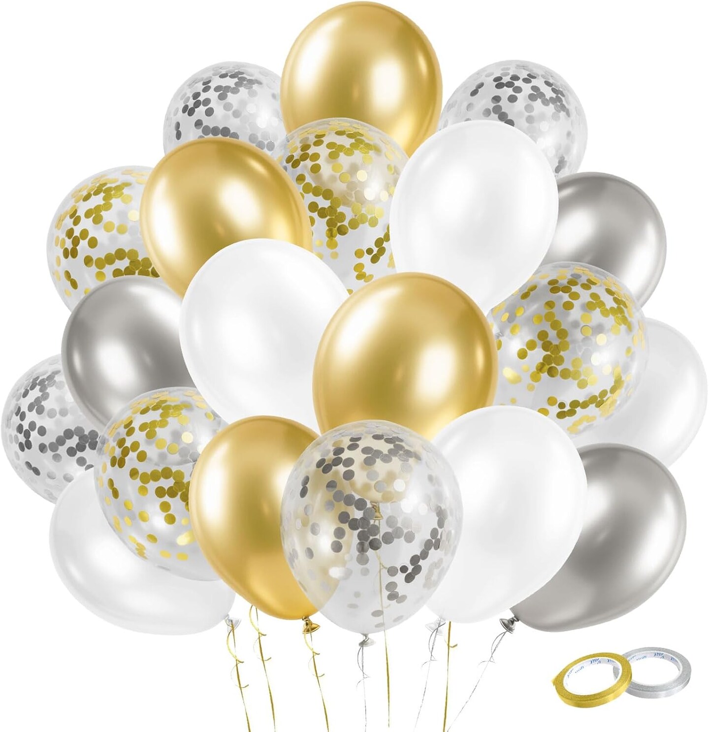 60 Pcs Balloons with 4 color choices