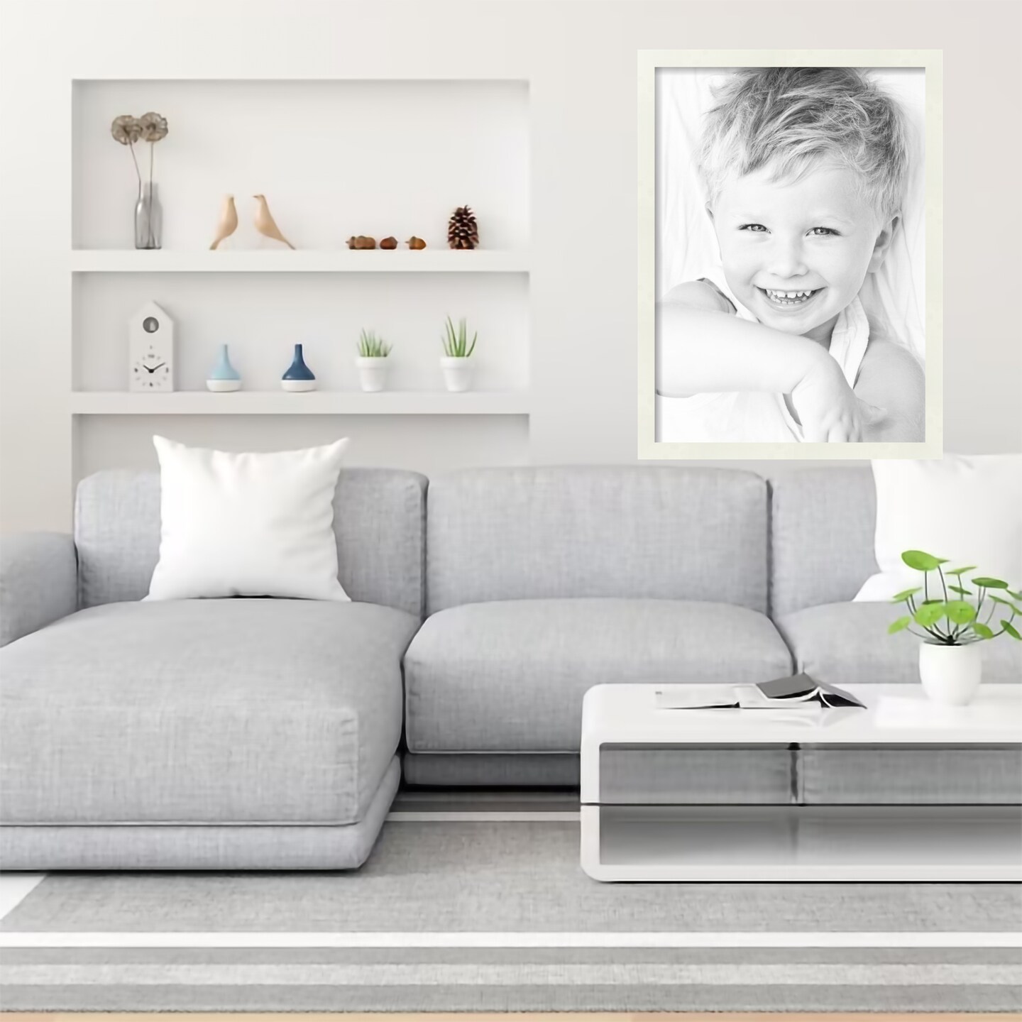 ArtToFrames 16x22 Inch Picture Frame, This 1.00 Inch Custom Wood Poster Frame is Available in Multiple Colors, Great for Your Art or Photos - Comes with Economy Acrylic and Corrugated Backing (A69LY)