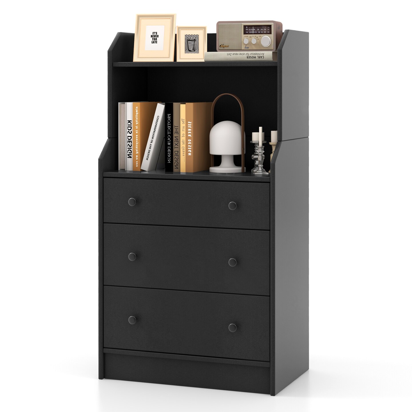 black tall dresser for bedroom GIKPAL 12 Drawer Dresser Fabric Chest o onmeus Black 5 Drawer Dresser Black Engineered Wood Tall Storage
