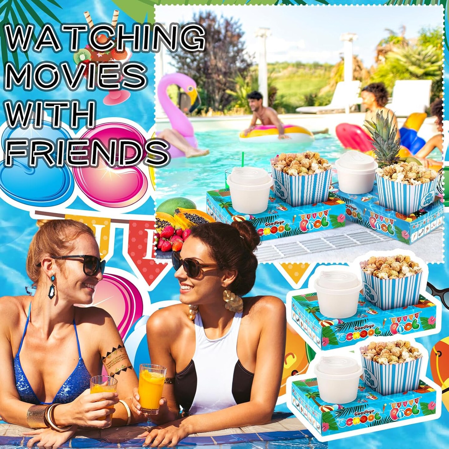 20 Pcs Goodbye School Hello Summer Party Supplies 2025