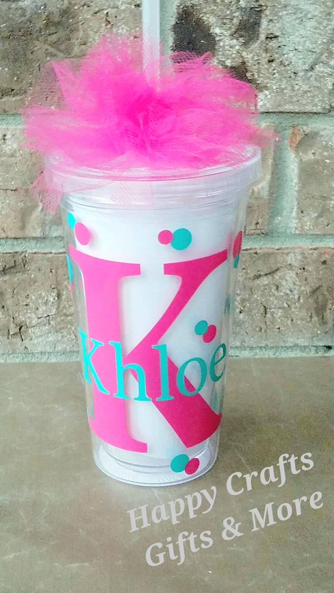 acrylic tumblers with logo Double Wall Acrylic Tumbler