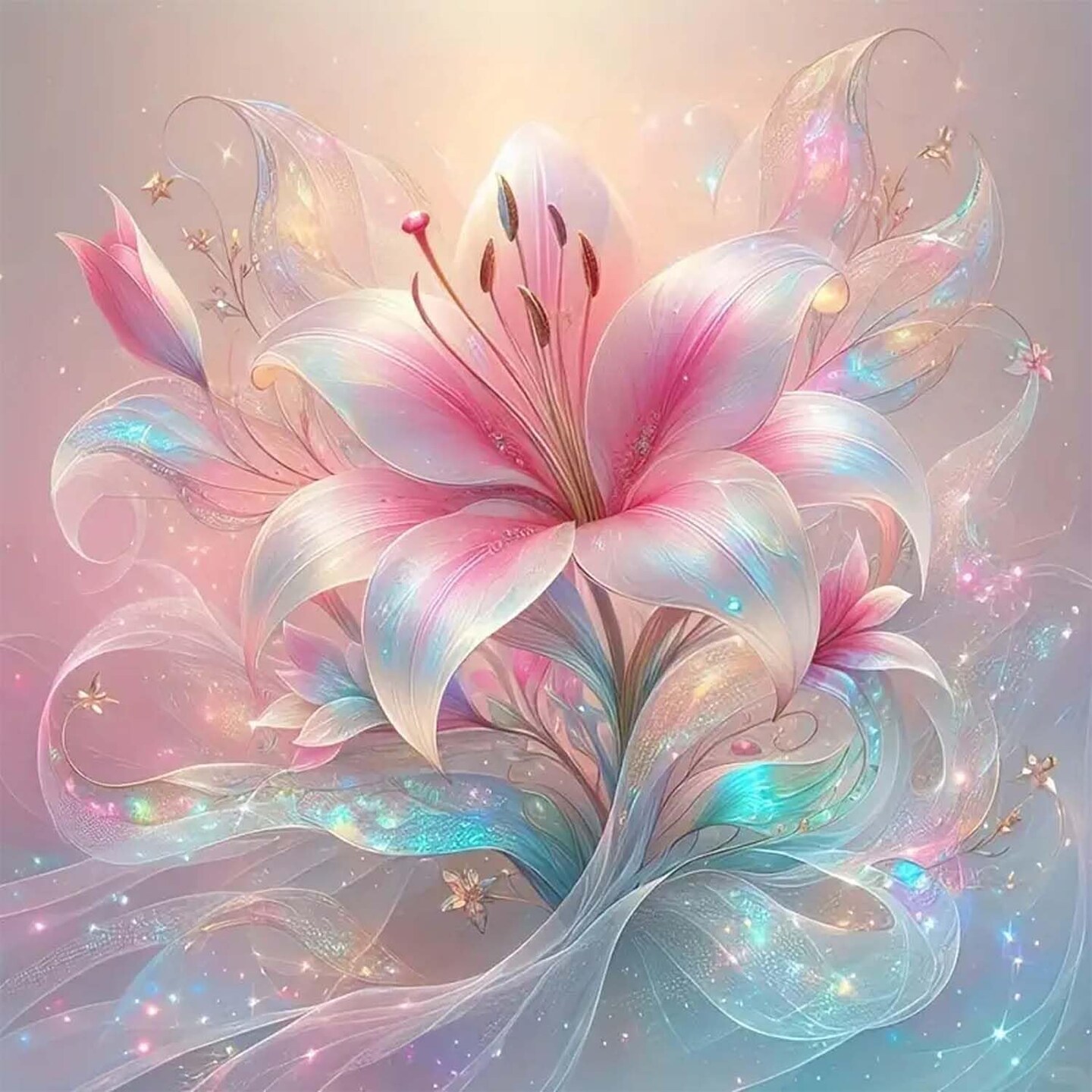 5D Diamond Painting Kits for Adults,Pink Flowers Diamond Art Kits for Adults Beginner,DIY Full Drill Diamond Dot Gem Art Kits for Adults Beginners,Wall Home Decor