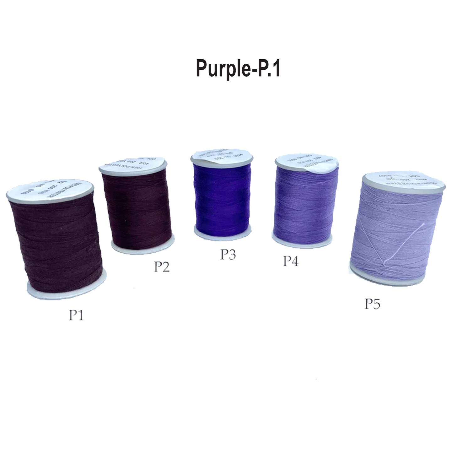 200 Yards Purple Polyester Thread Small Spool for Sewing & Craft Projects