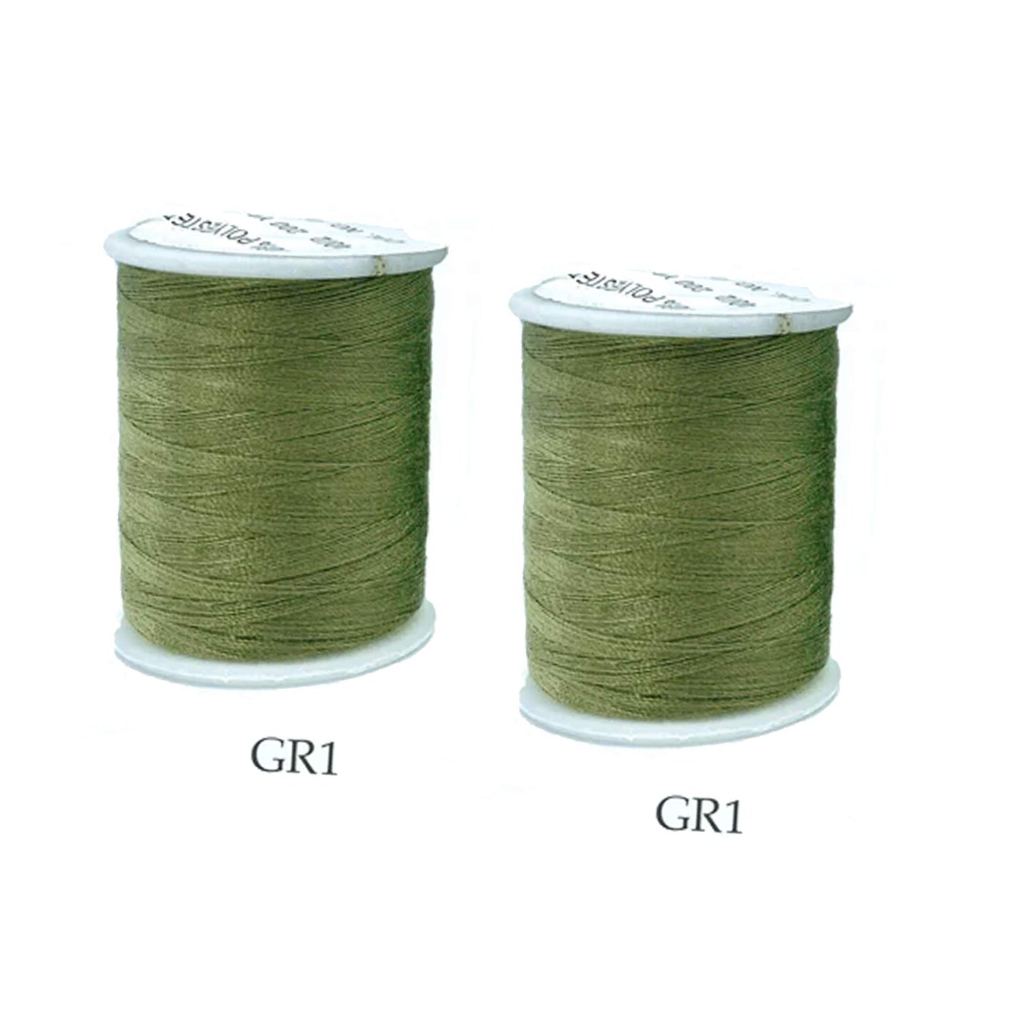 200 Yards Green Polyester Thread Small Spool for Sewing &#x26; Craft Projects