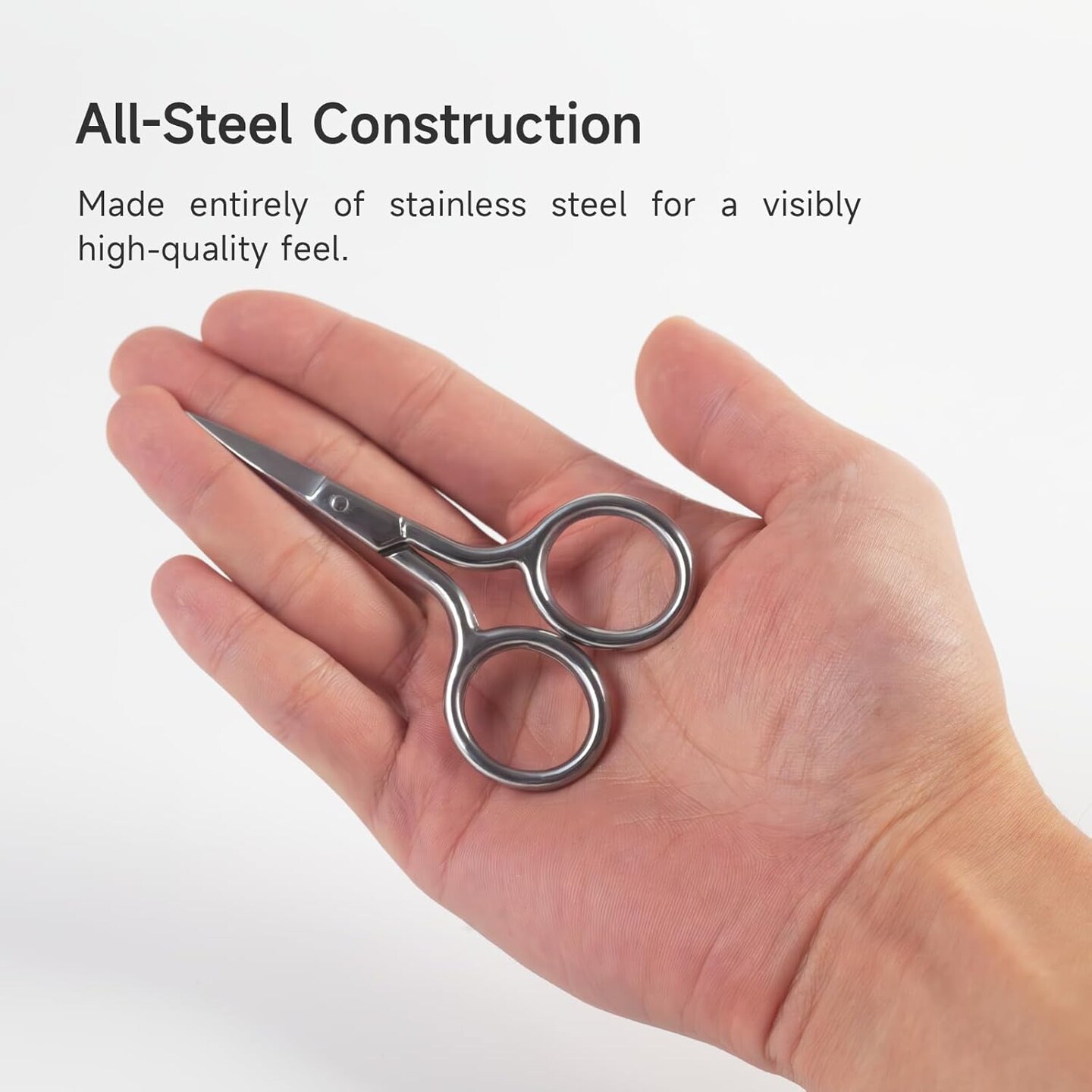 4" Small Sewing or Quilting Scissors - Stainless Steel Sharp Pointed Tip Shears