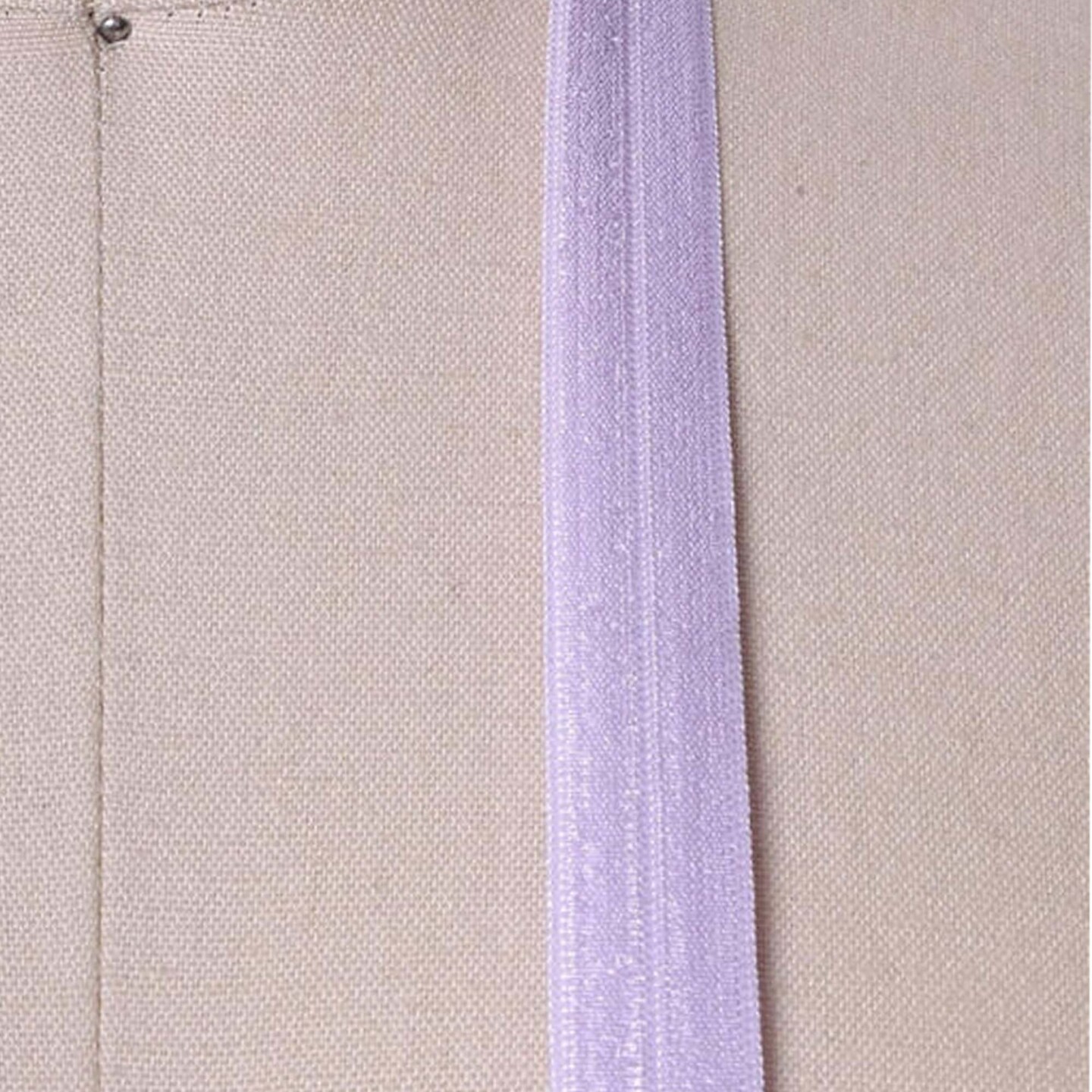 5/8" 3 Yards Lavender Fold Over Elastic Trim Light Purple Sewing Stretch Bias for Crafts