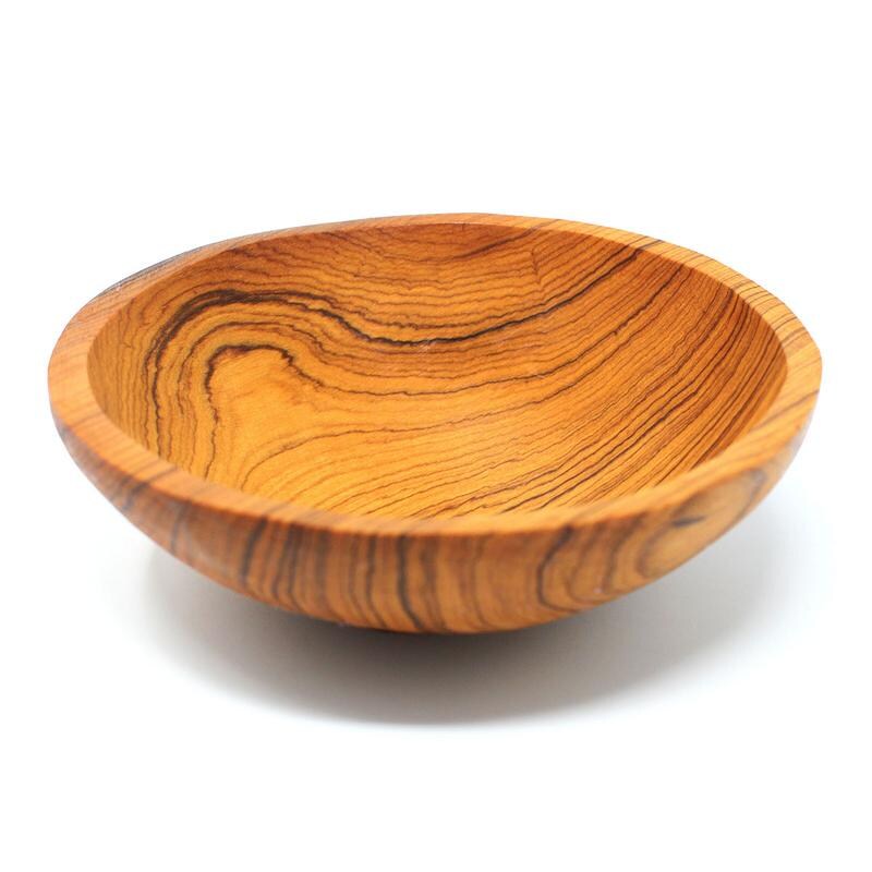6 Inch Hand Carved Olive Wood Bowl for Snacks Spices or Condiments