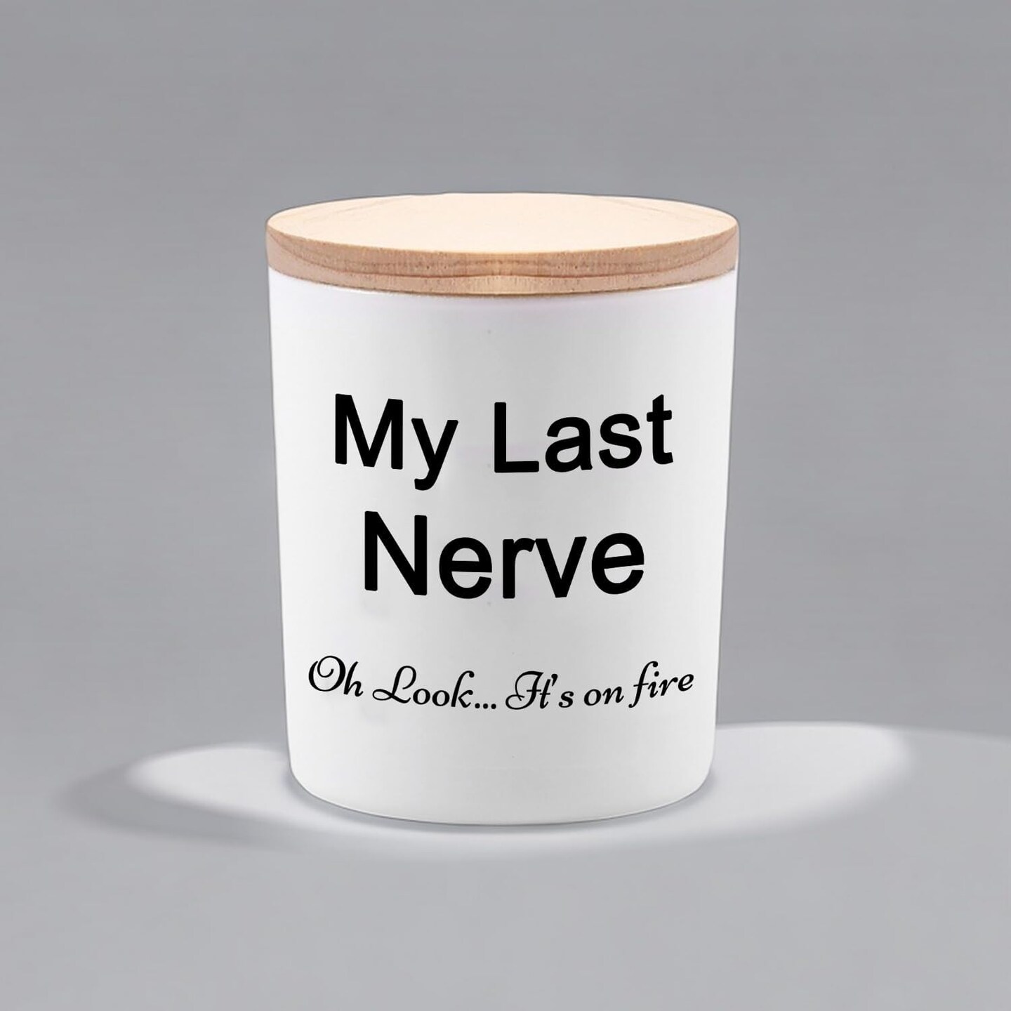Candles Gifts for Women Funny Unique Novelty My Last Nerve Candle Christmas Birthday Gift for Sister Best Friend Stocking Stuffers for Women Lavender Scented Soy Candle