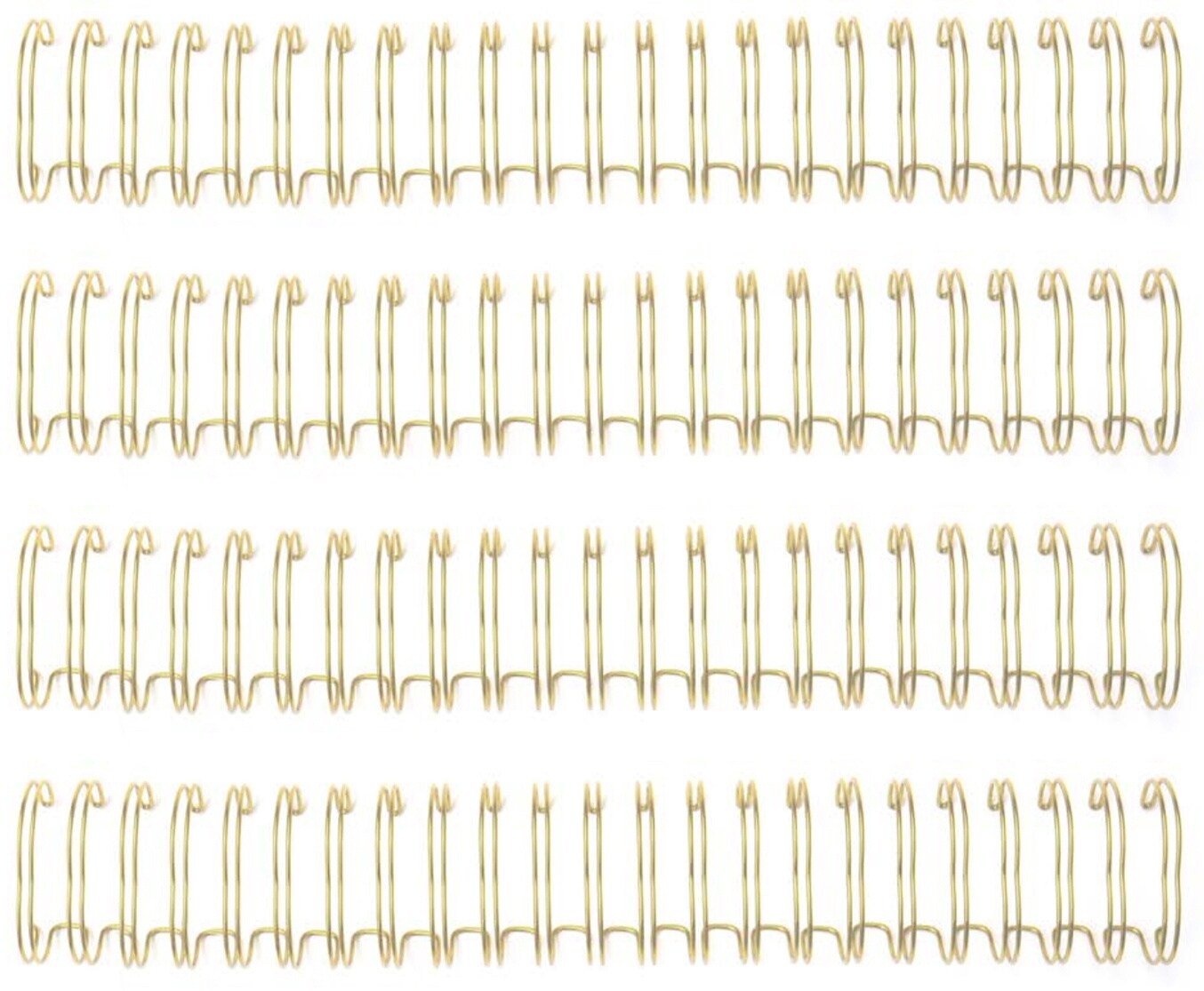 Cinch Wires .75&#x22; 4/Pkg-Gold