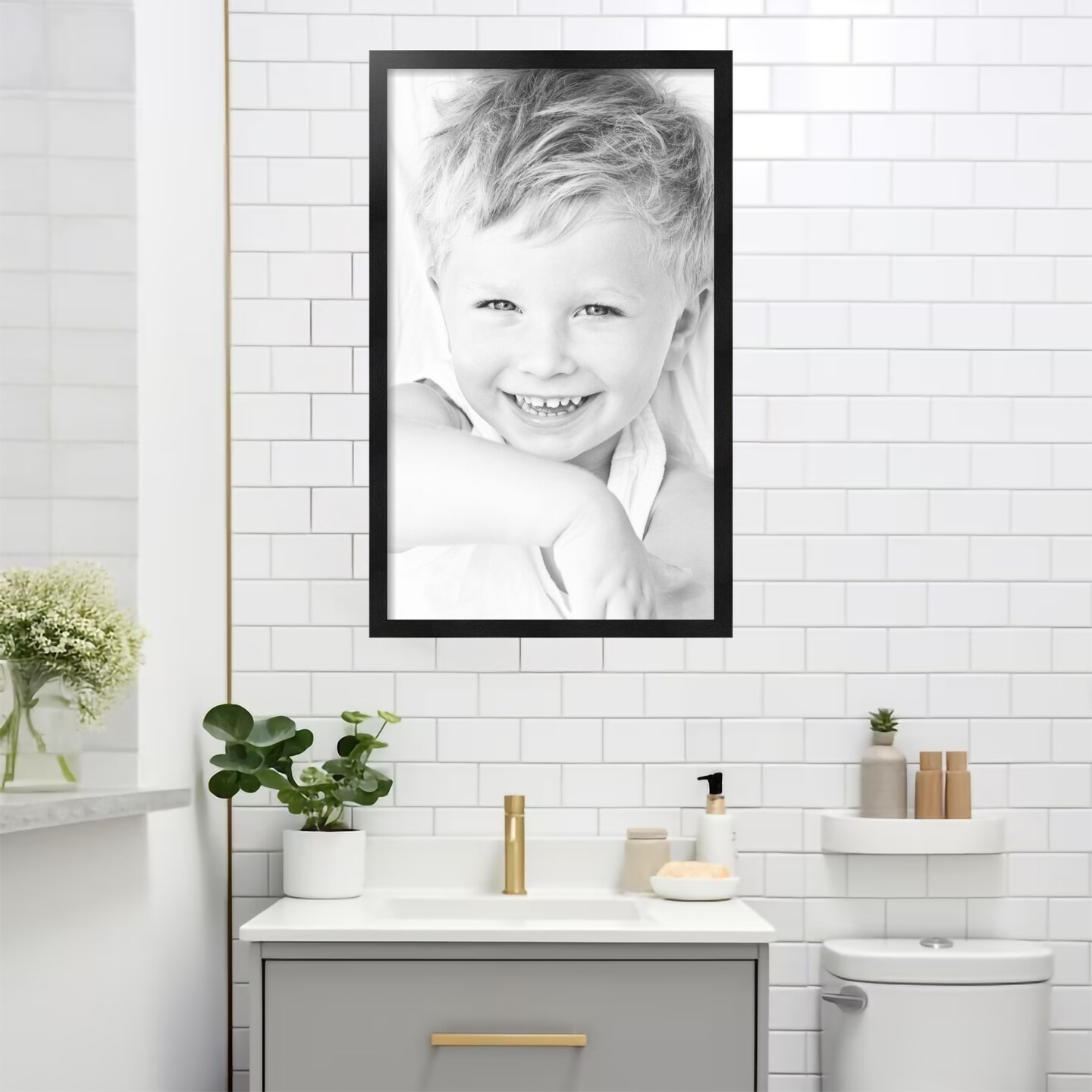 ArtToFrames 18x30 Inch Picture Frame, This 1.00 Inch Custom Wood Poster Frame is Available in Multiple Colors, Great for Your Art or Photos - Comes with Economy Acrylic and Corrugated Backing (A69NT)