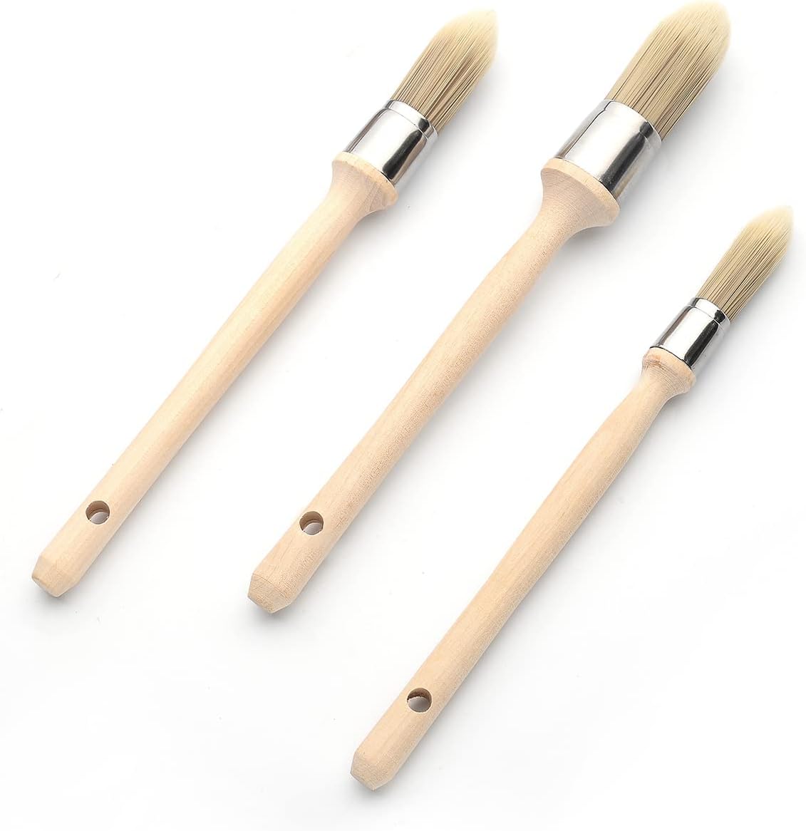 Trim Paint Brushes, 3 Packs With 0.45/0.75/1 Inch Paint Brushes For Walls - View #4