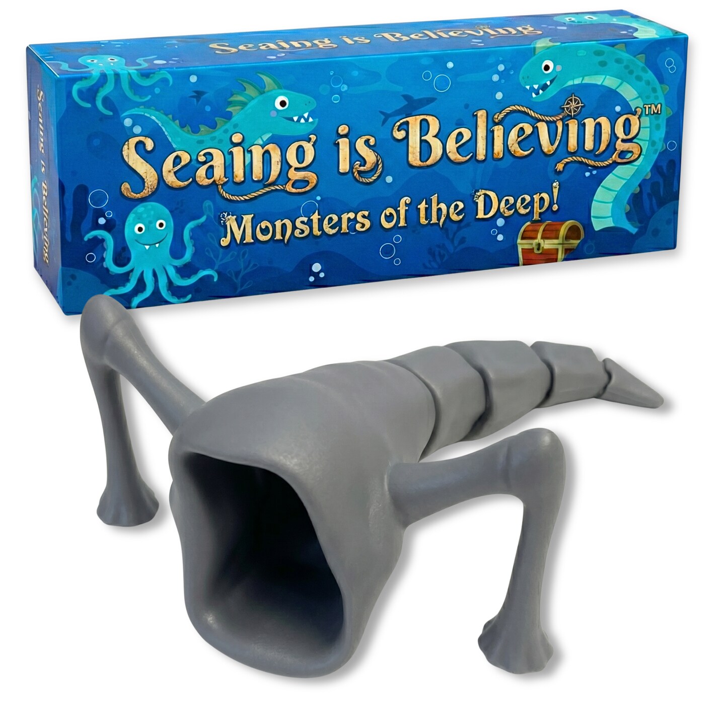 Sea Eater Abyssal Cryptid Figurine – Giant Leviathan Sea Monster
