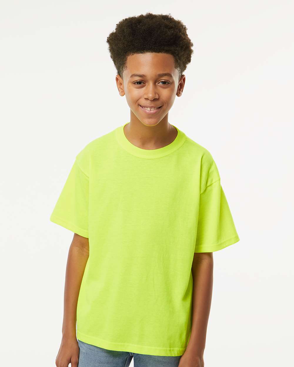 Youth Soft Touch Crewneck T-Shirt for School, Sports & Everyday Casual Wear