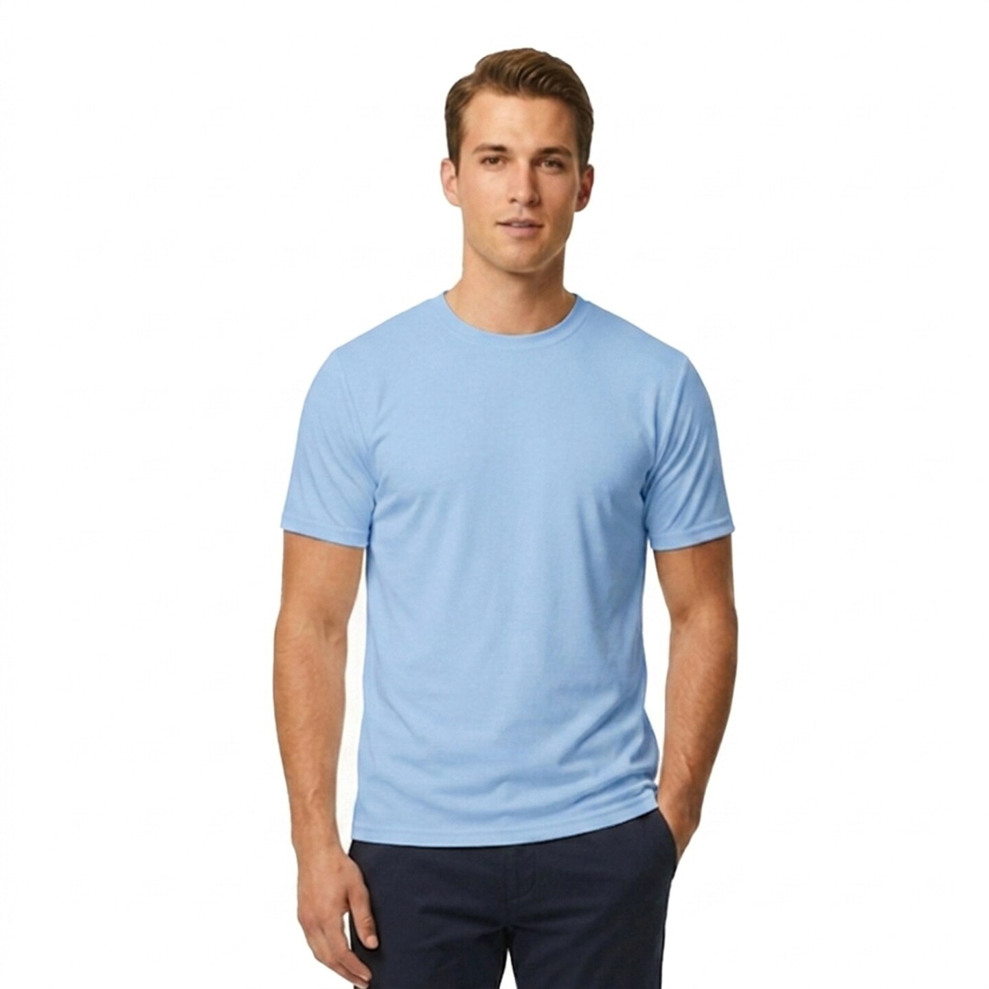 Men’s Performance Crewneck T-Shirt for Active, Work & High-Movement Wear