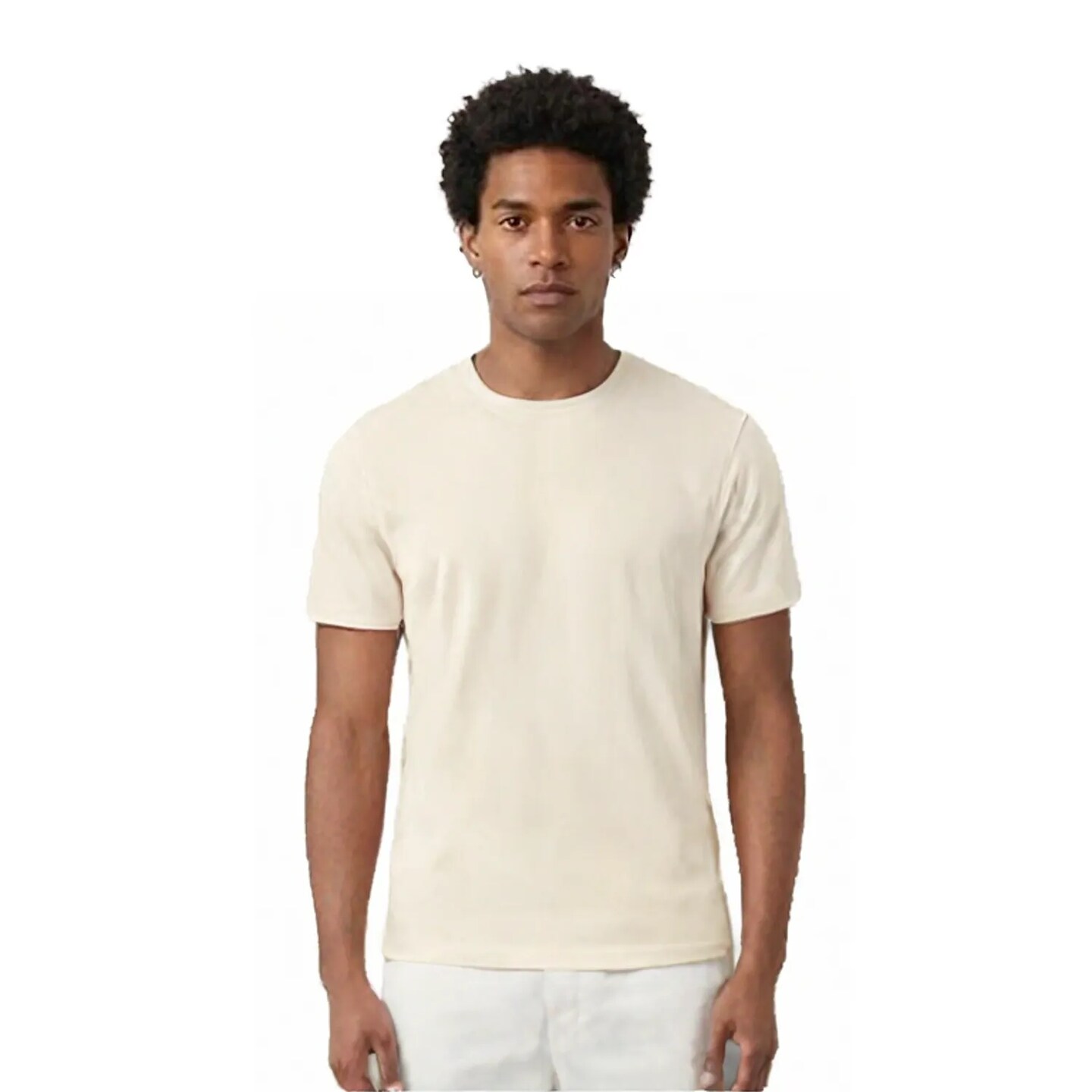 BELLA + CANVAS CVC Jersey Short Sleeve Crewneck T-Shirt for Custom Printing & Casual Comfort Blank Tee