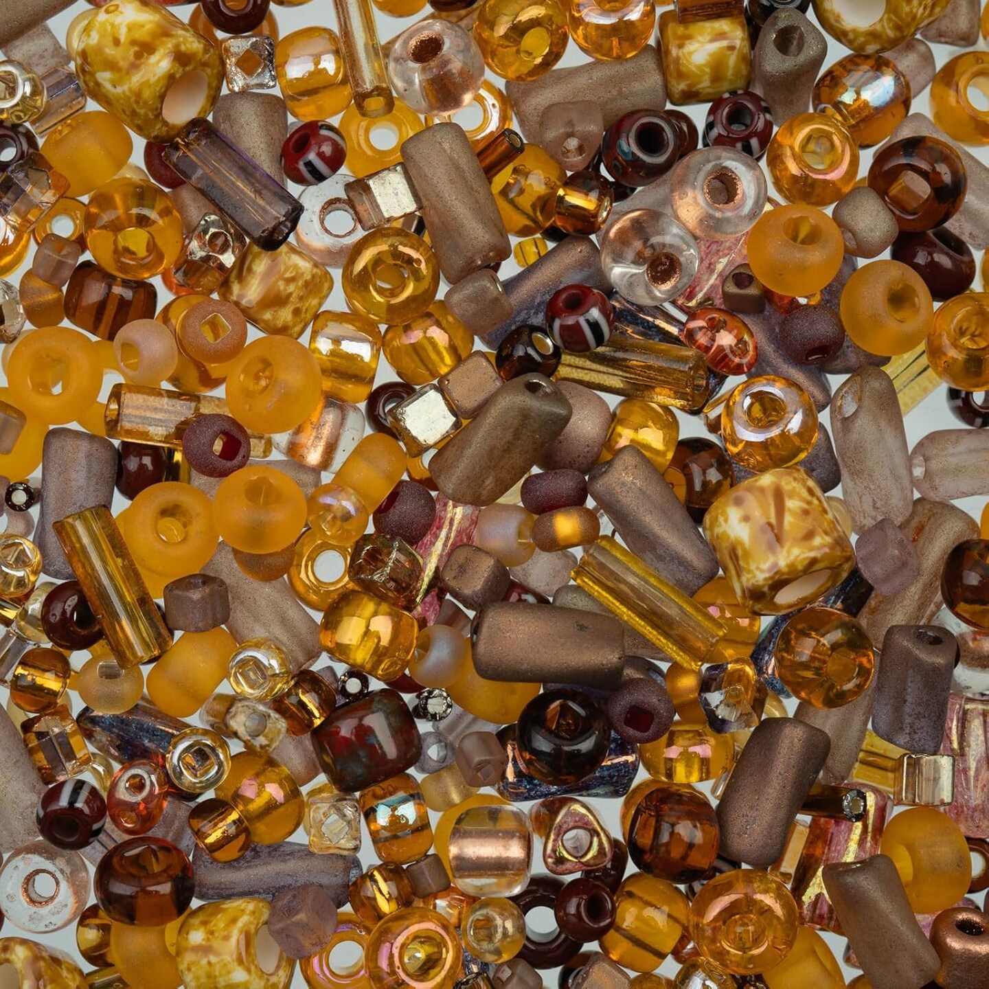 John Bead 50g Assorted Bead Bar Bag Mixed Czech Glass Seed Beads
