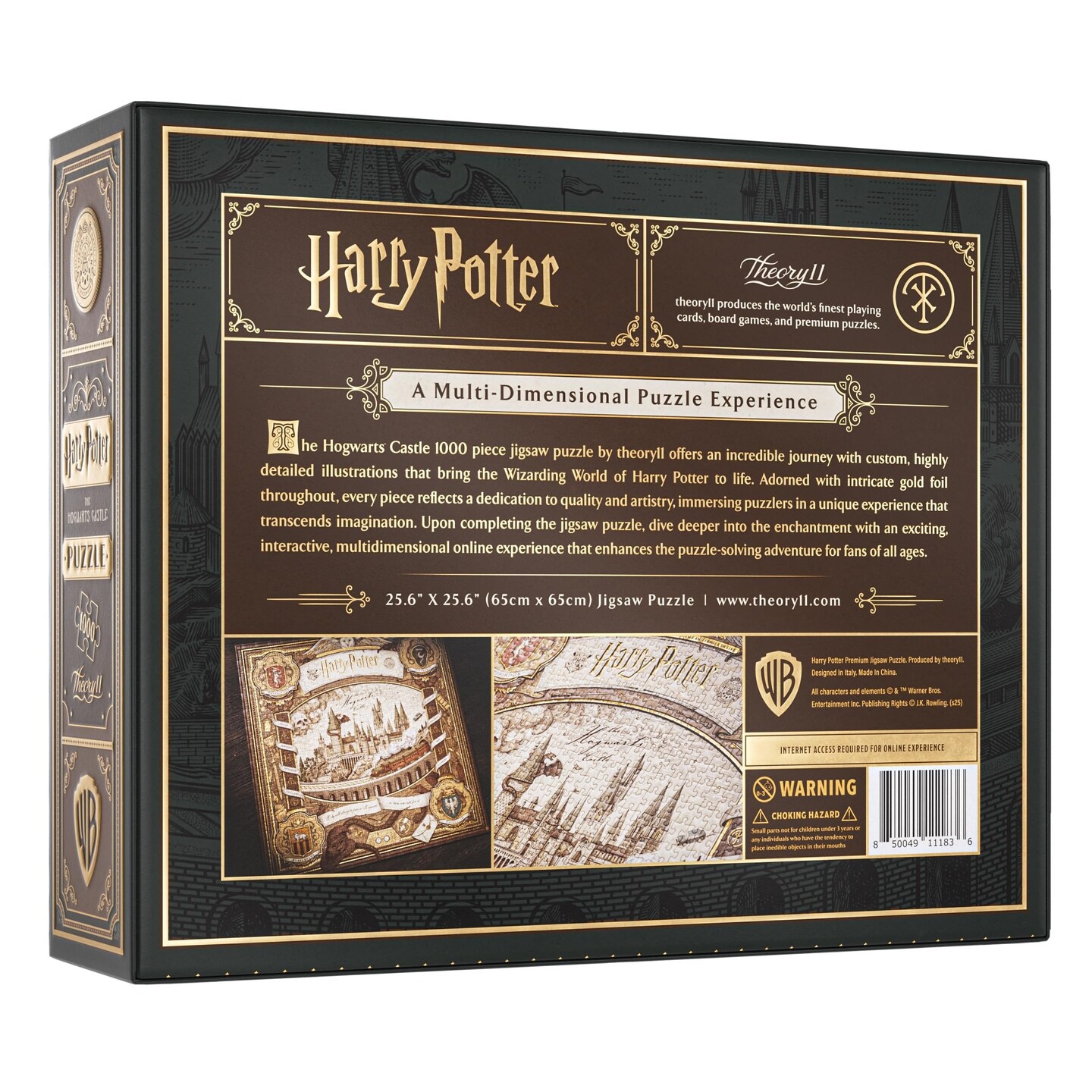 theory11 Harry Potter Jigsaw Puzzle - The Hogwarts Castle - Officially Licensed 1,000 Piece Intermediate Puzzle for Ages 14+