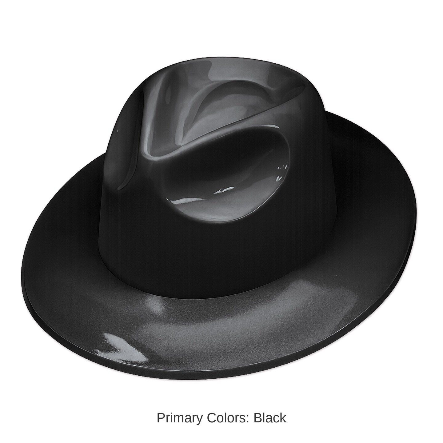 25 Pack Bulk Black Plastic Fedora Hat One Size Fits Most | Michaels