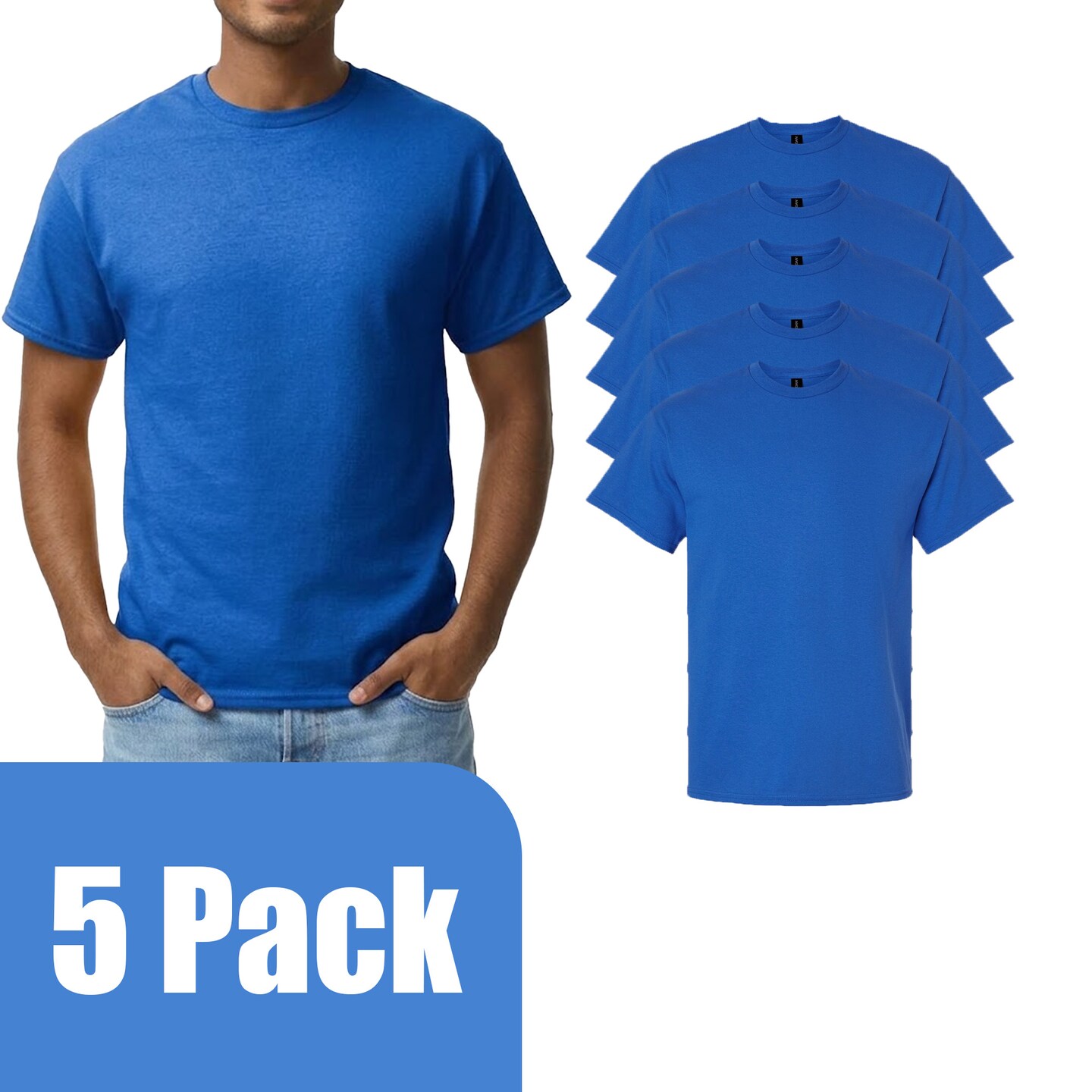 Ultra Cotton Royal Crewneck T-Shirt - Gildan, Adult's Craft & DIY Blank Tee