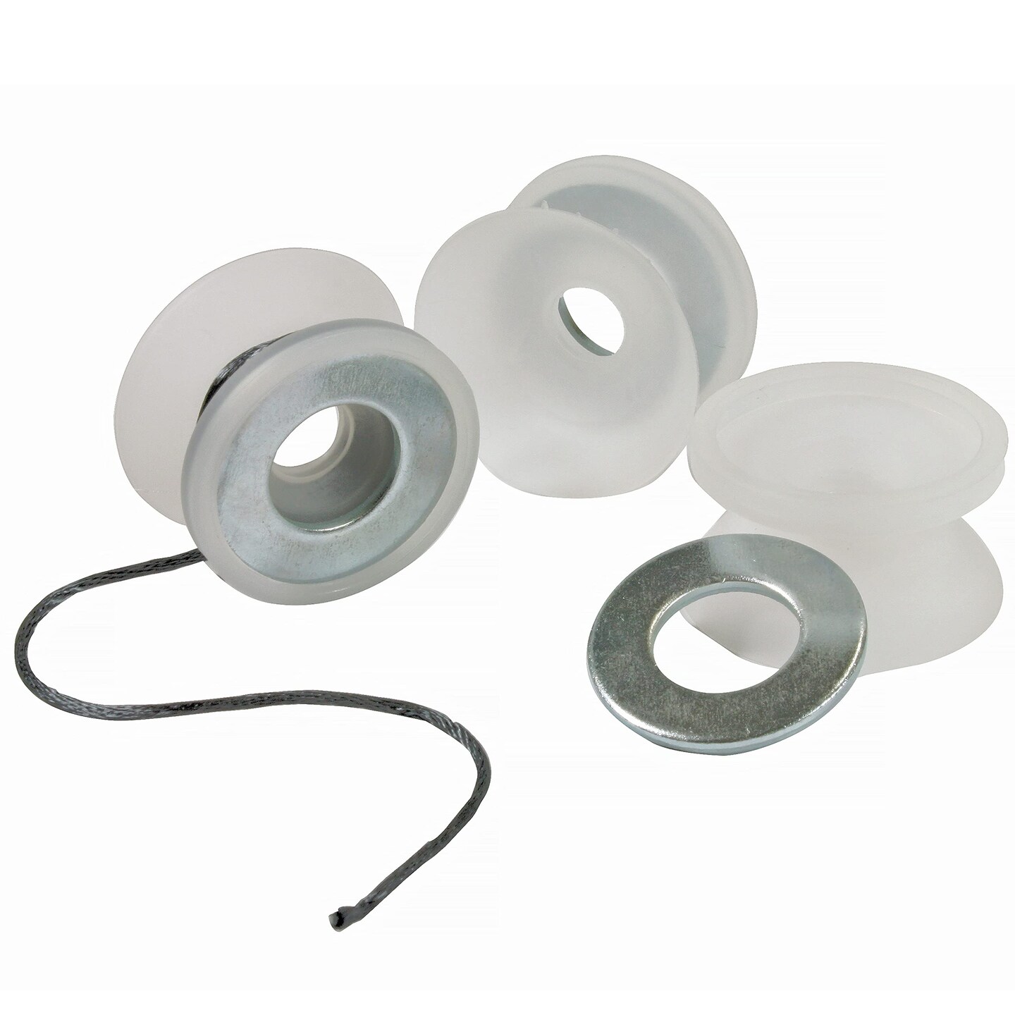 The Beadsmith Bob-EEZ Cord Management – No-Tangle Thread Bobbins with 24 Gram Weights – 1-7/8”, Bag of 25 Pieces – Storage Organization – Jewelry Tools for Kumihimo Braiding and Macrame Designs