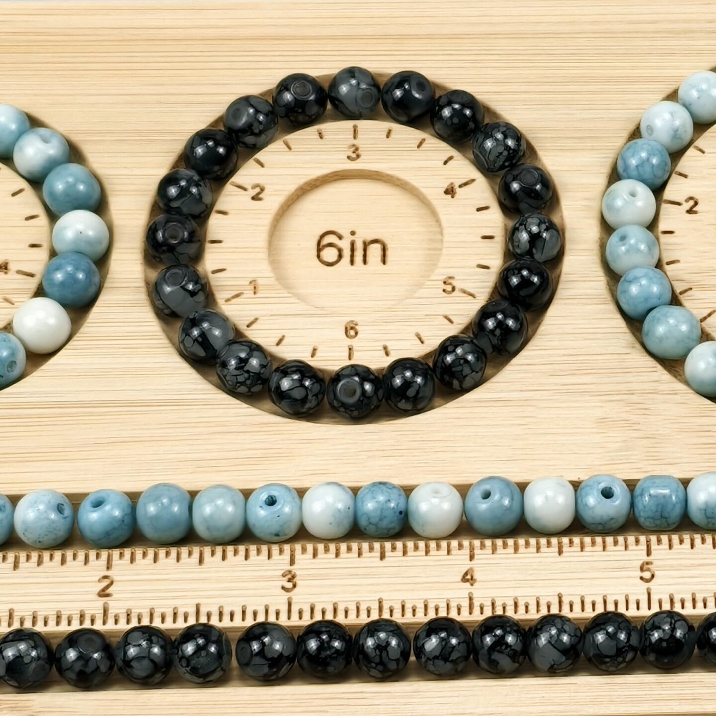 Bead Boards for Jewelry Making, Bamboo Beading Board for Bracelet, Bracelet Bead Board,Jewelry Making Supplies,Beading Tray