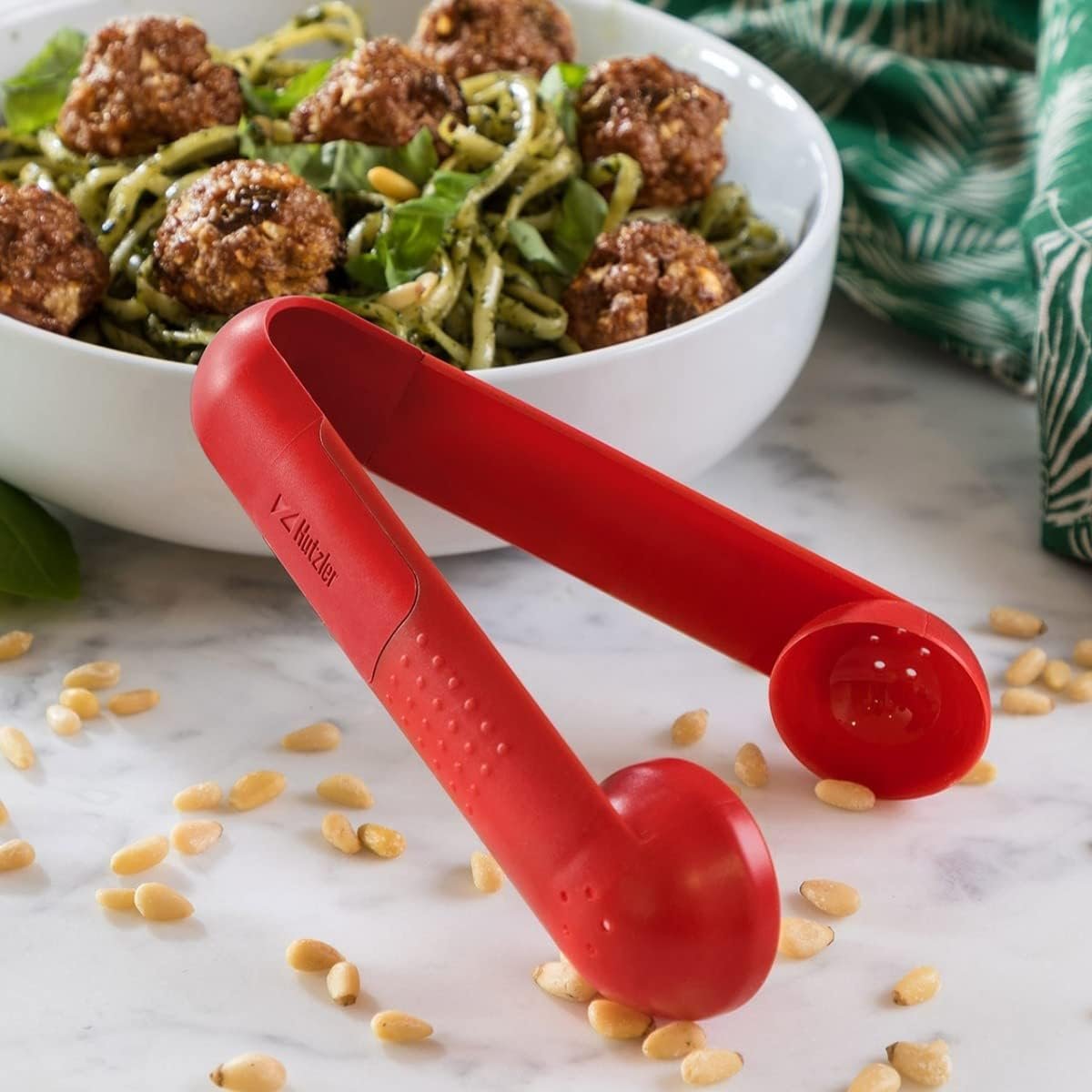 Hutzler No-Mess Meat Baller Maker - Shape Perfectly Round Meatballs or Falafel