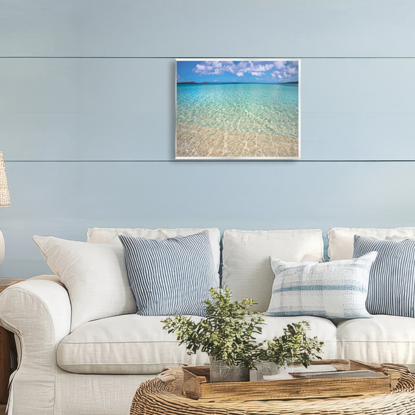 Stupell Industries Clear Caribbean Beach Waters Wall Plaque, design by Seven Trees Design