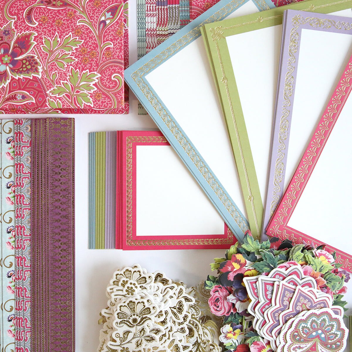 Simply Paisley Mini Album and Materials