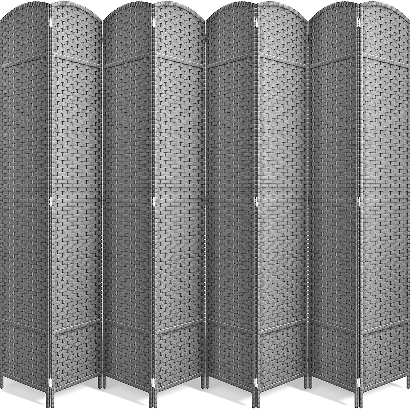 Sorbus Extra Wide Double Hinged 8 Panels Partition Room Dividers