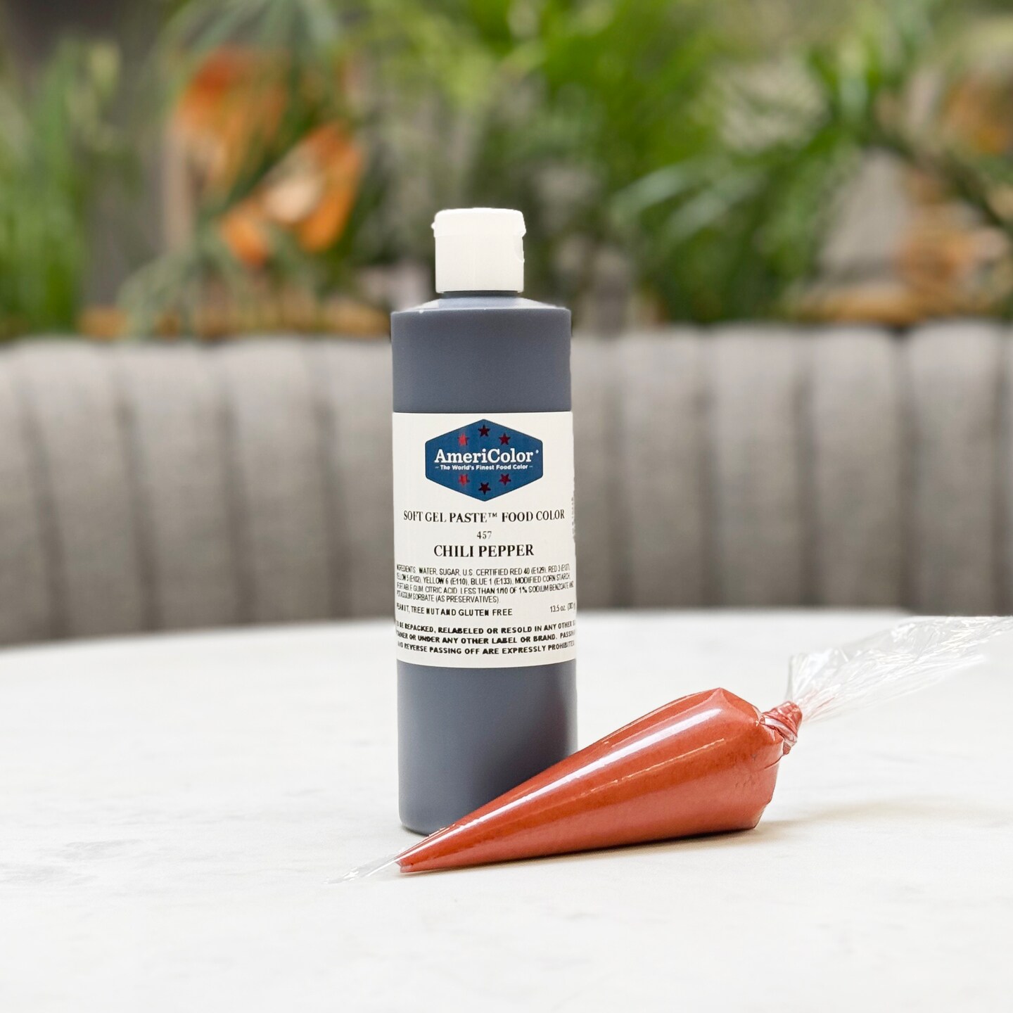 AmeriColor, Chili Pepper, 13.5 Ounce, Soft Gel Paste Food Color