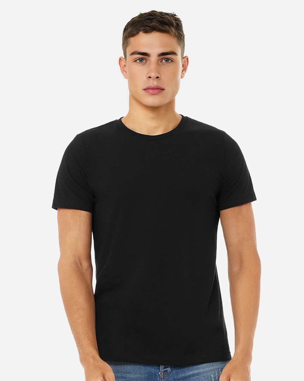 BELLA+CANVAS CVC Jersey Tee for Everyday Wear, Custom Printing & Casual Unisex Cotton Blend Shirt