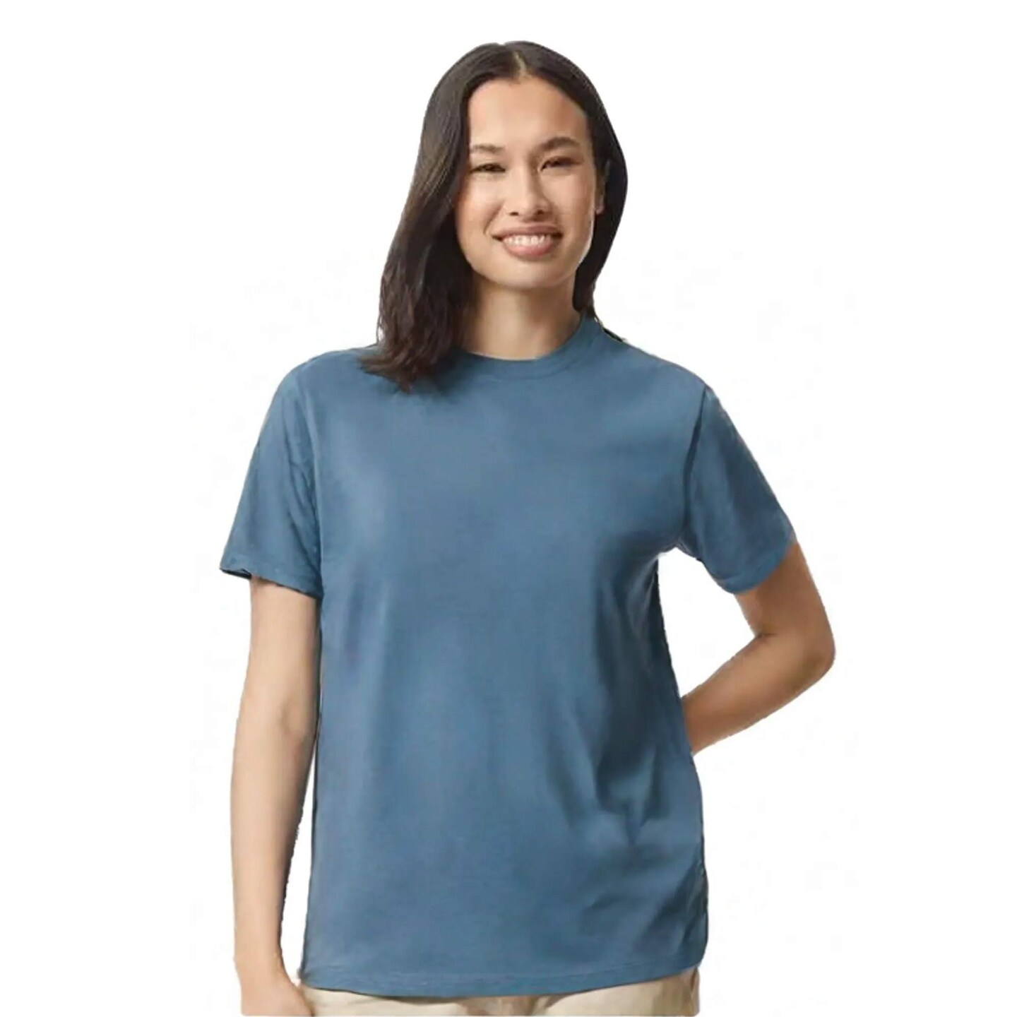 Heavy Cotton Crewneck T-Shirt for Durable, Everyday & Casual Wear