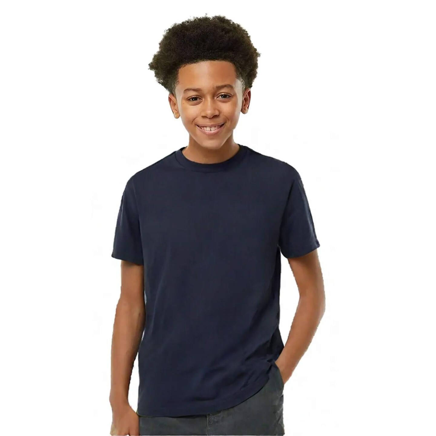 Youth EcoSmart Crewneck T-Shirt for School, Sports & Summer Outfits