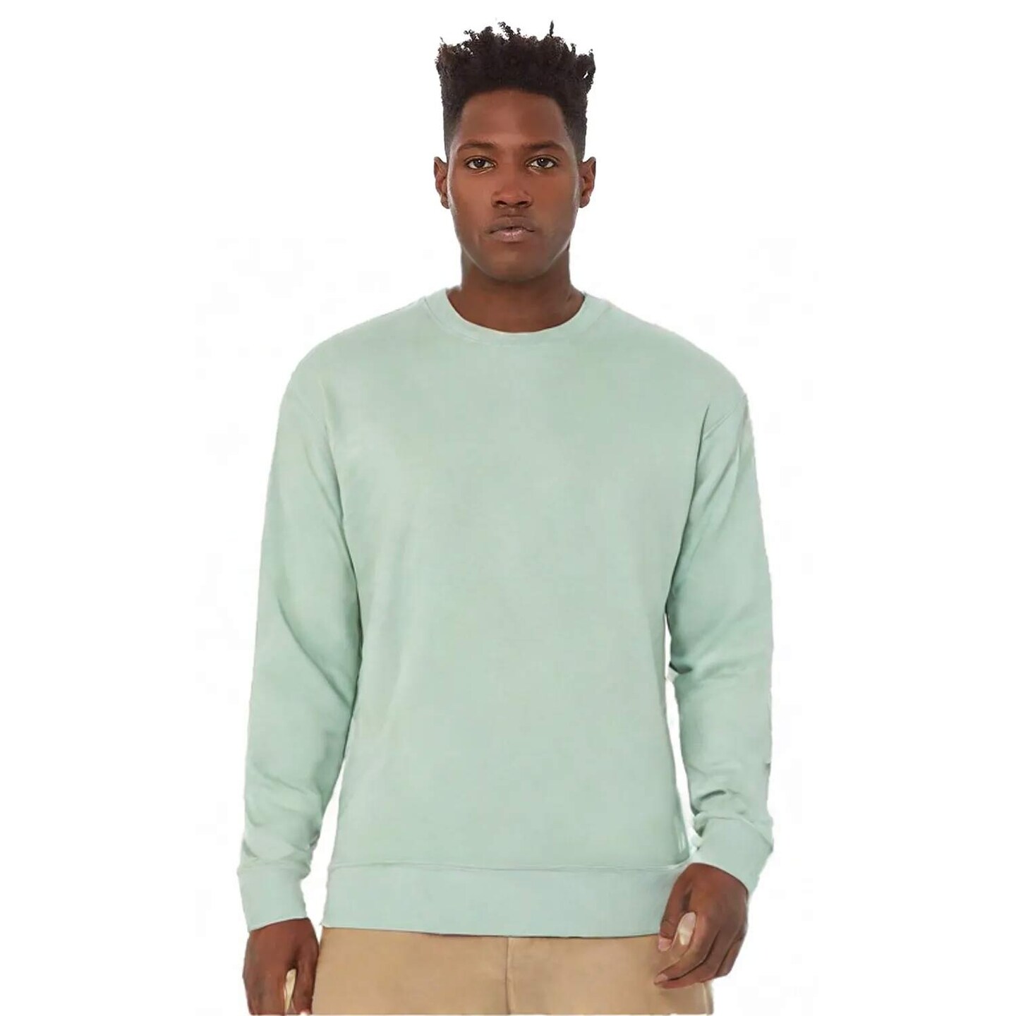 BELLA+CANVAS Long Sleeve Sponge Fleece Drop Shoulder Sweatshirt for Casual, Winter & Layering Wear