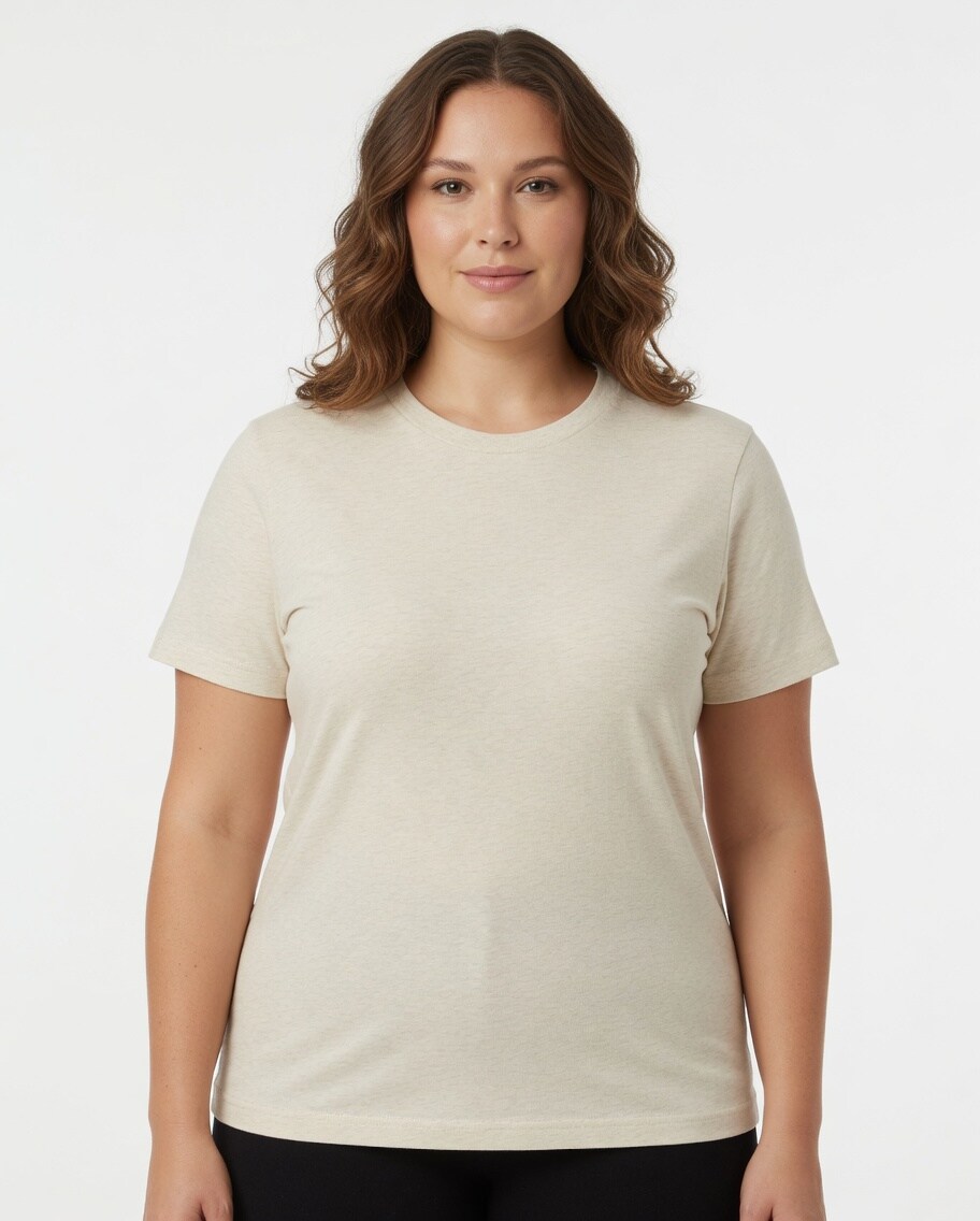 BELLA + CANVAS Short Sleeve CVC Jersey T-Shirt Unisex Fit Wear, Custom Printing Soft Cotton Blend Tee
