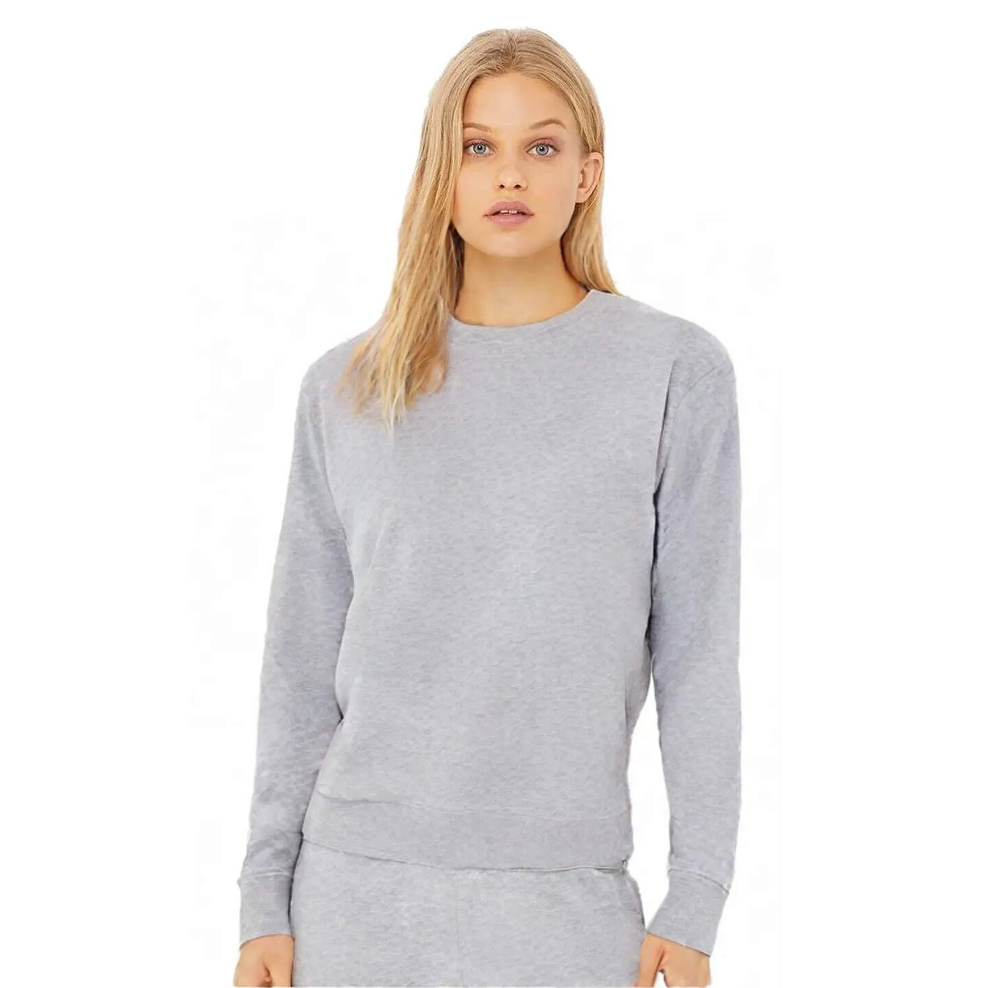 BELLA+CANVAS Long Sleeve Sponge Fleece Drop Shoulder Sweatshirt for Casual, Winter & Layering Wear