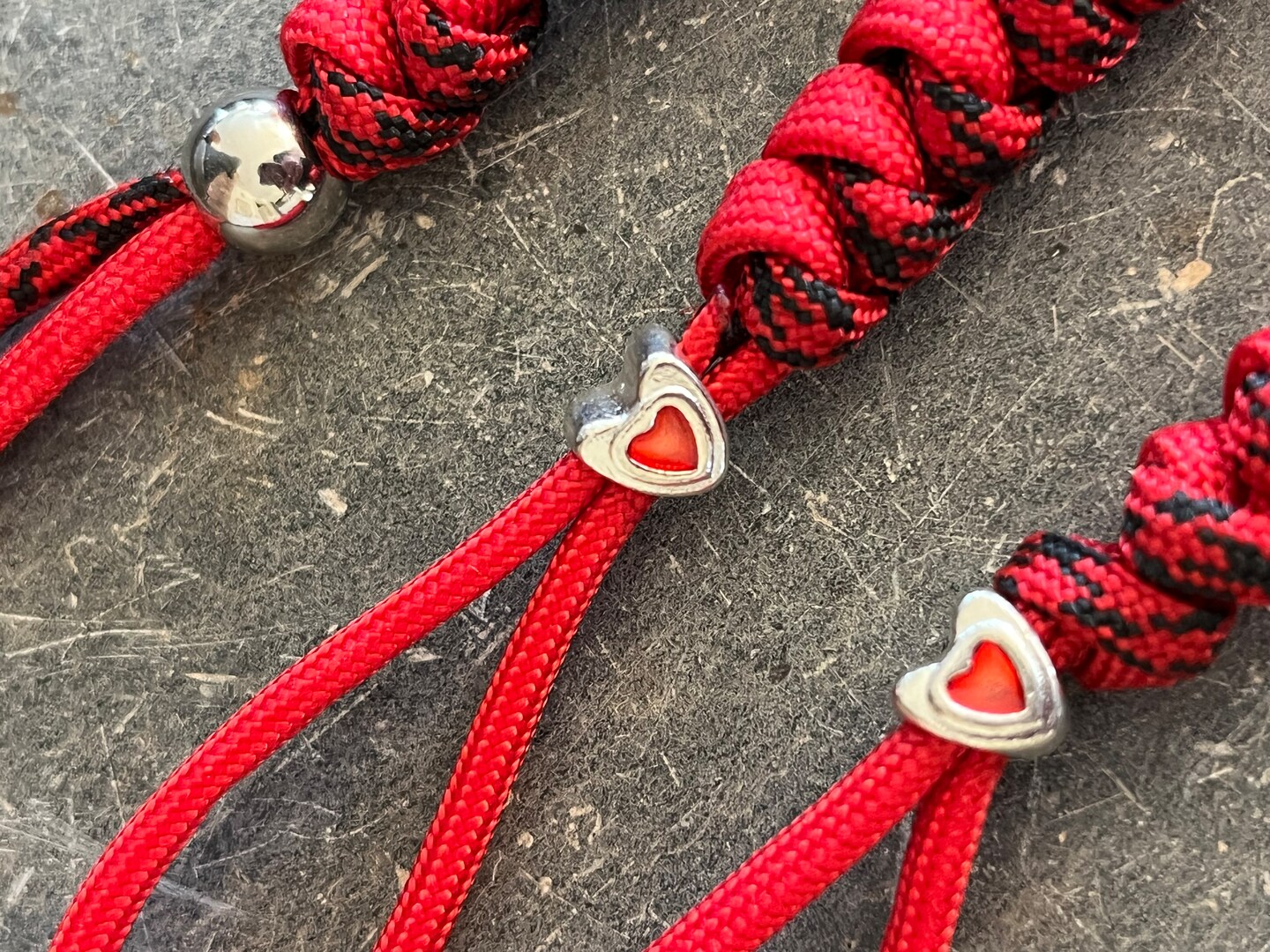 Ladybug 550 Paracord Lanyard or ID Badge Neck Lanyard With