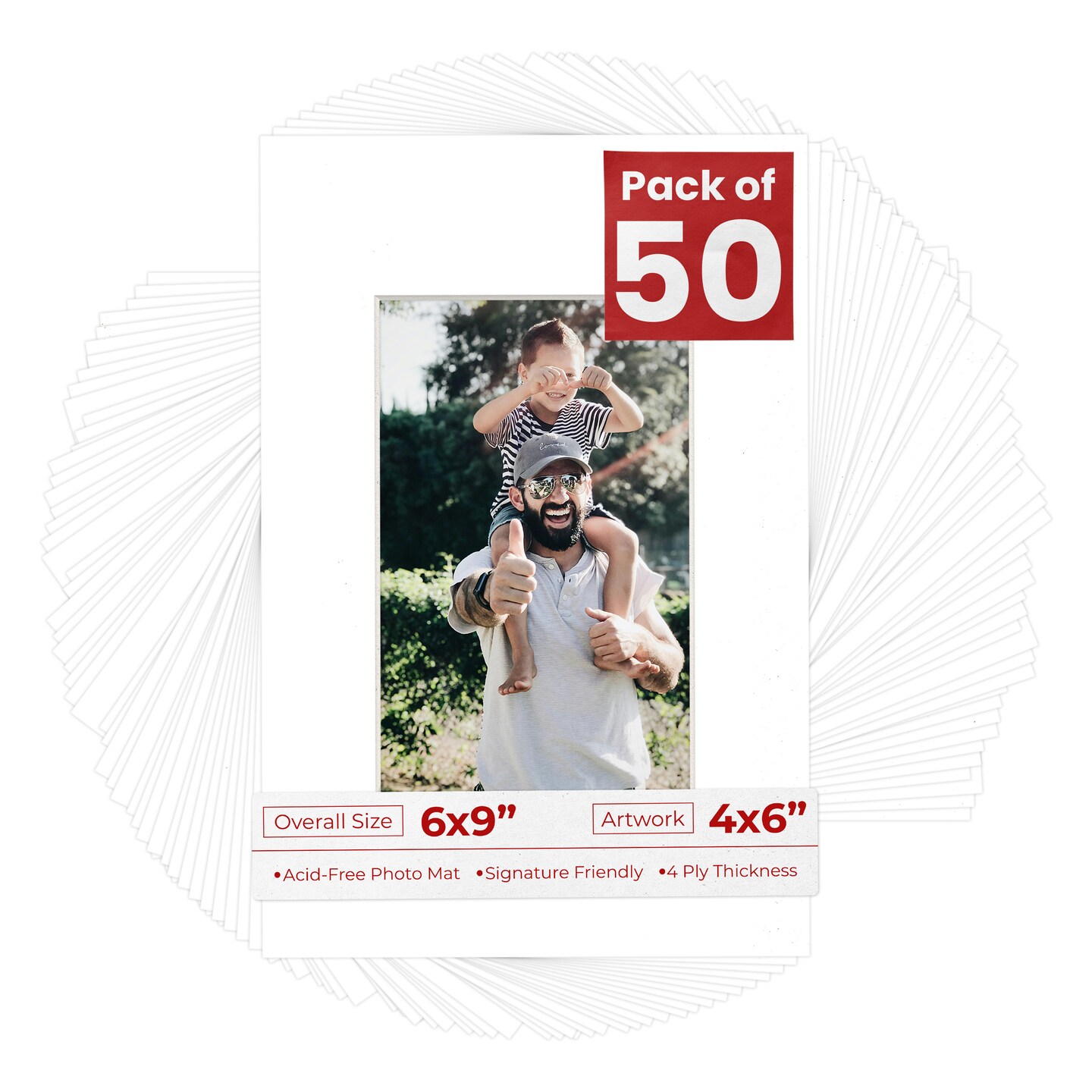 Golf Ball Texture Mat Board for 6x9 Frames - Fits 4x6 Photos - 50 Mats ...