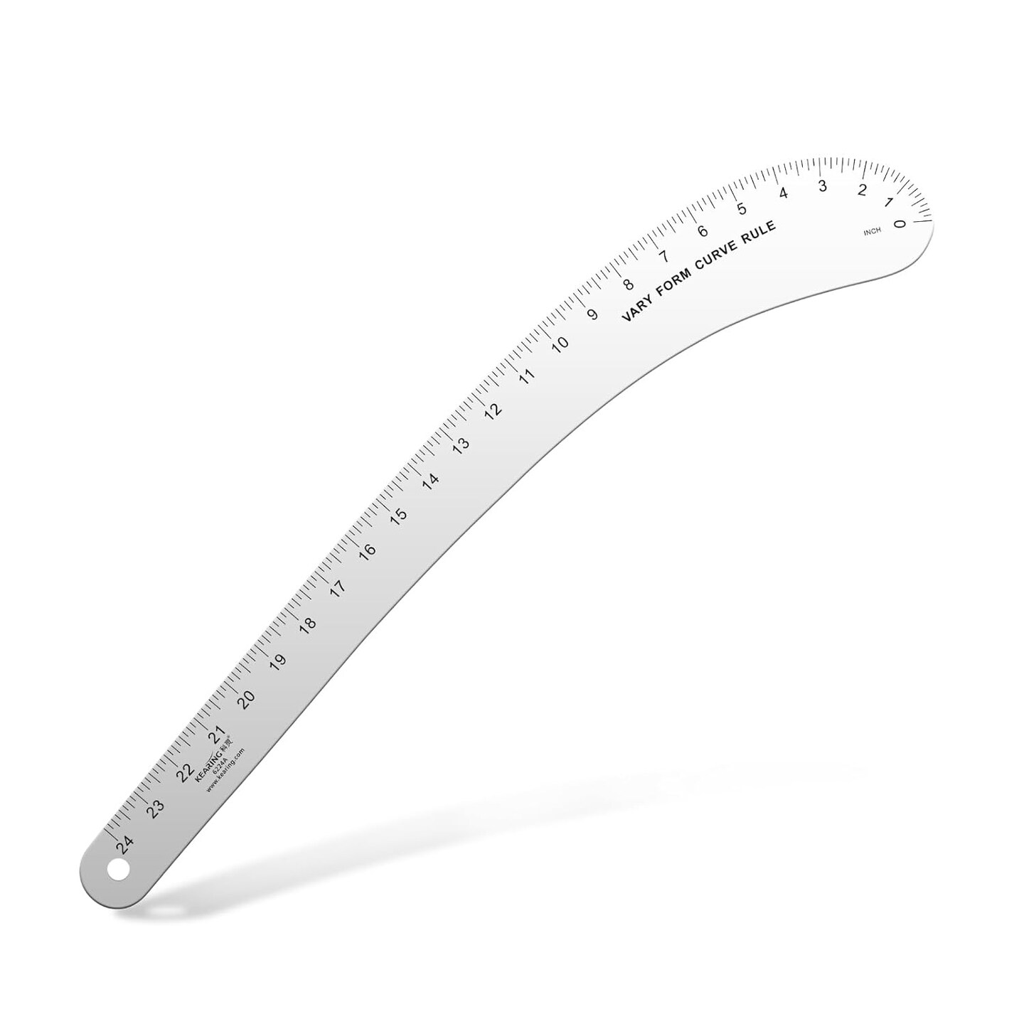 Kearing® Vary Form Curve Ruler for Sewing, Pattern Making. Made from Aircraft Aluminum French Curve Ruler for Sewing, Quilting, Arm Sleeve Measuring Curve
