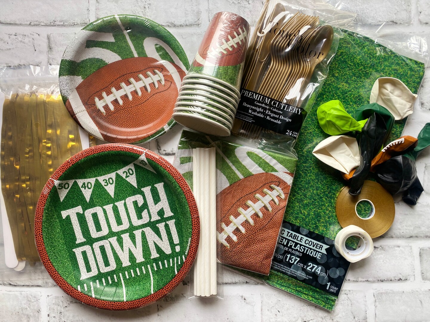 Party Box Kit - Football Party Kit - All-in-One Party