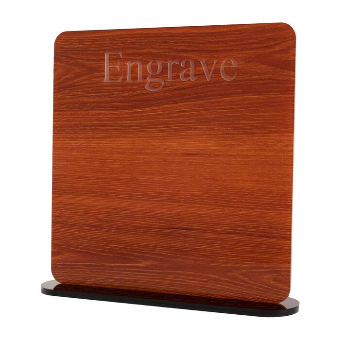 Marble &#x26; Wood Grain Acrylic 2.6mm (1/8th Inch), 12x19 inch | CO2 Laser &#x26; CO2 Glowforge Ready, Special Pattern Cast Acrylics, Craft Closet Brand