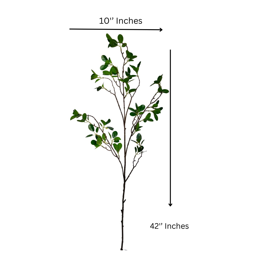 Yves Artificial Italian Ficus Branch Set of 3 42&#x201D;