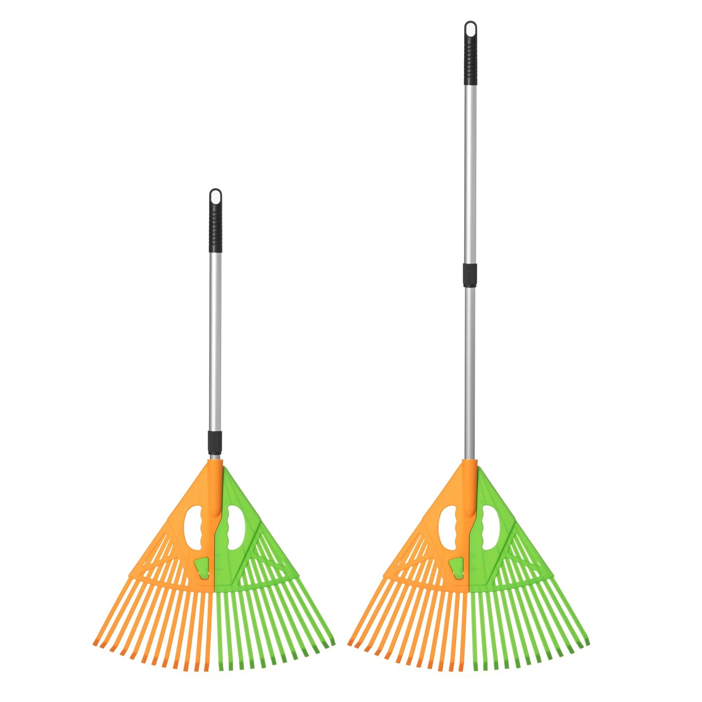 Extendable Long-Handle Leaf Grabber Rake for Leaves Grass & Debris for ...