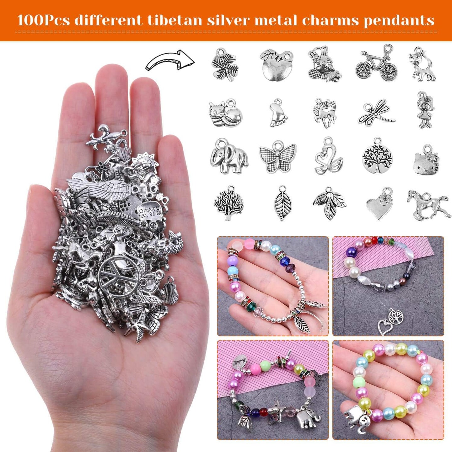 Jewelry Making Kit with Tools, Wires, Charms & Findings – Complete DIY Jewelry Repair & Craft Set