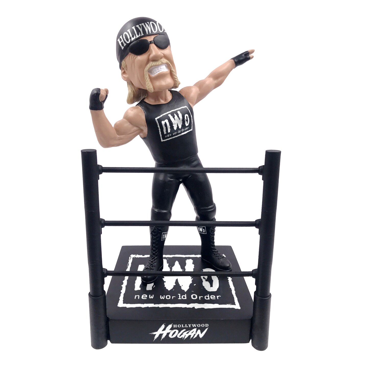 "Hollywood" Hulk Hogan NWO WWE Ring Base Exclusive Bobblehead #/360