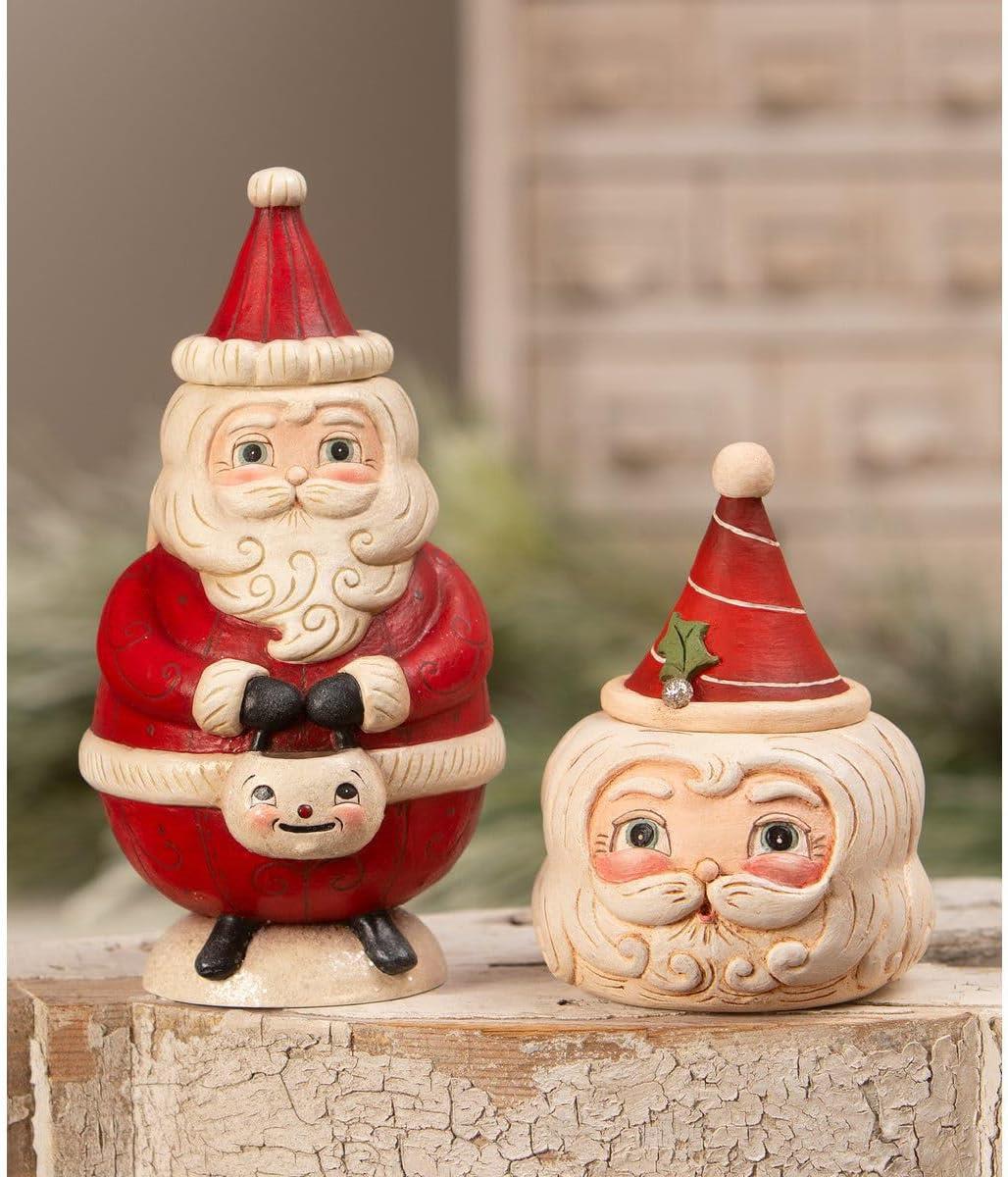Bethany Lowe St. Nick Hollow Head Container - Thumbnail 3
